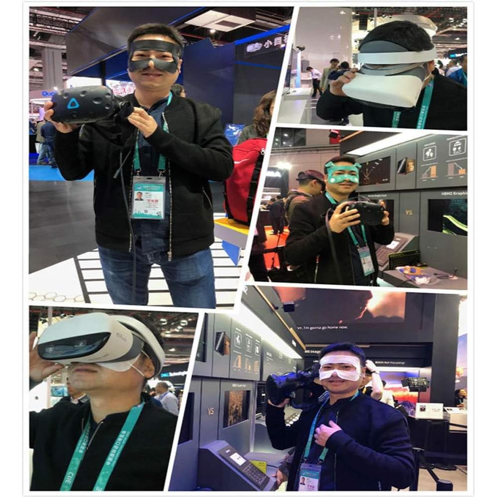 Máscara Desechable para Ojos VR INKECI 100 Pcs Negra