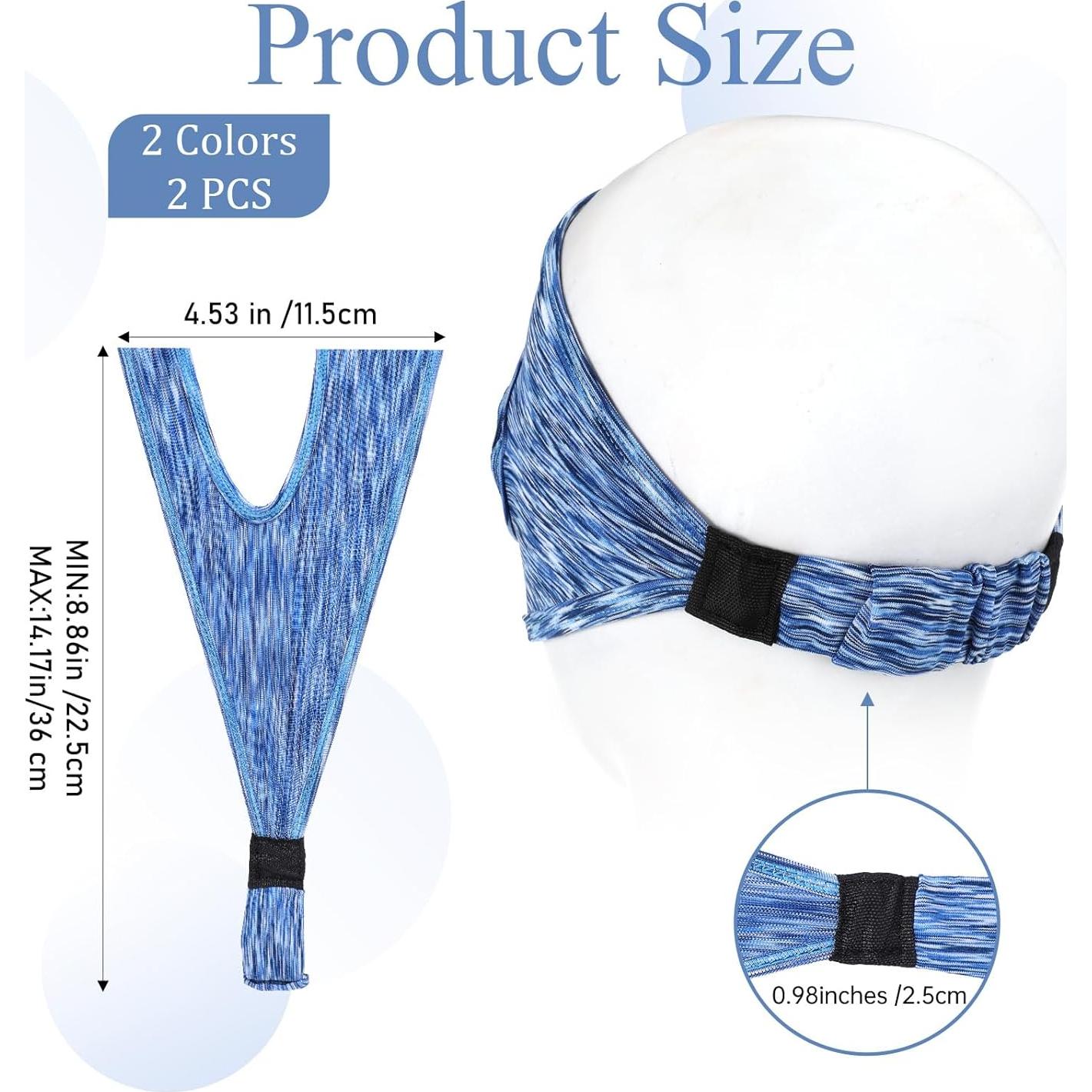 2 Pcs Máscara de Ojos VR Ajustable Transpirable WY LIGHTING