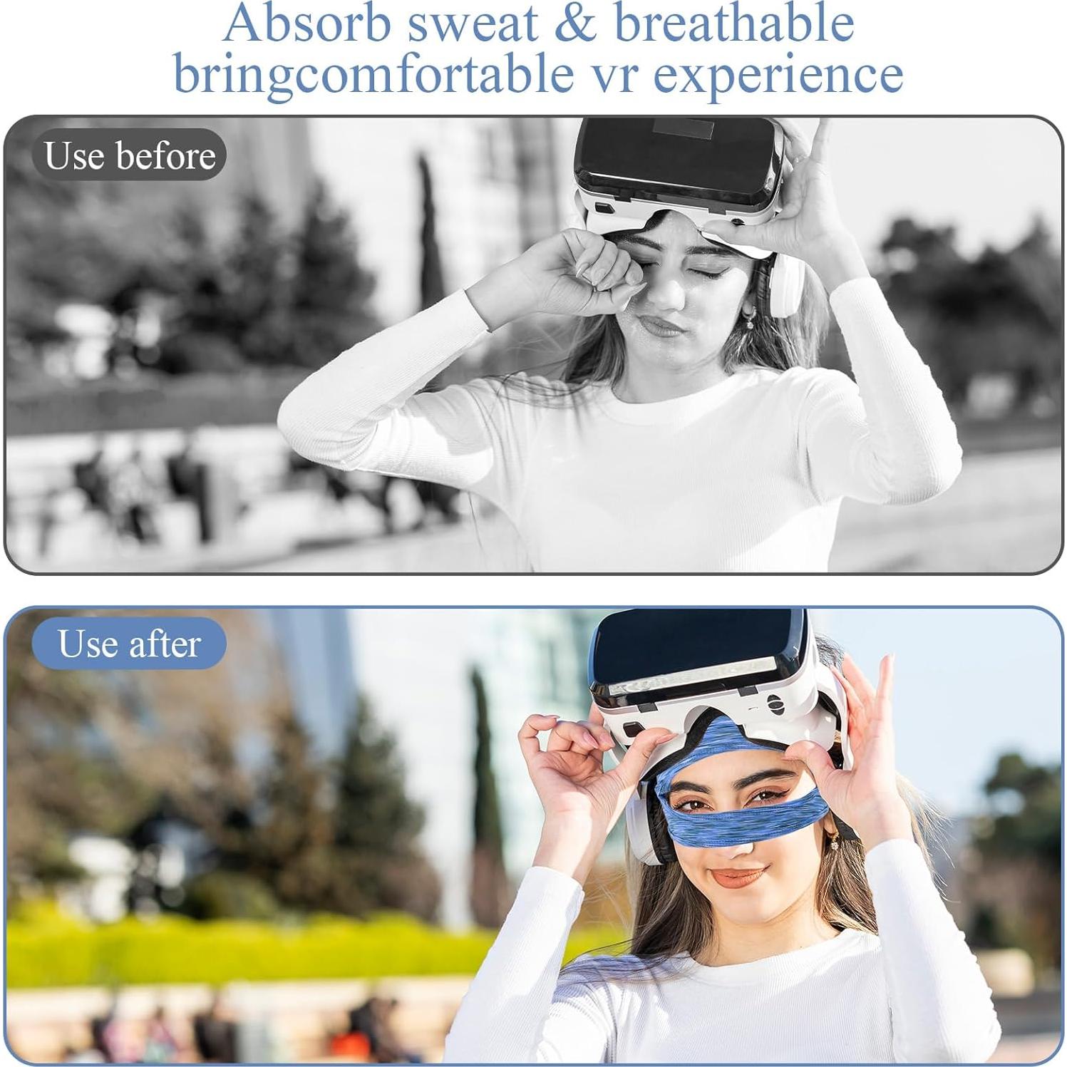 2 Pcs Máscara de Ojos VR Ajustable Transpirable WY LIGHTING