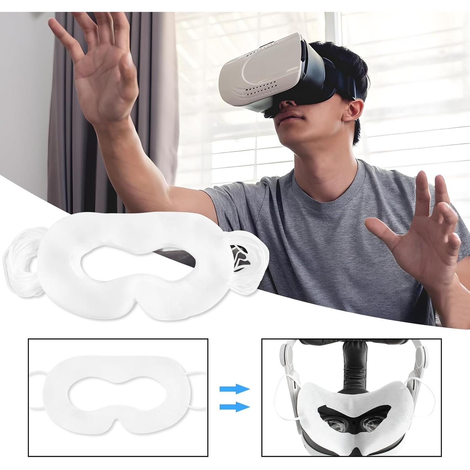 Cubierta Facial VR Desechable FUYAHA para Quest 3 y 2 - 50 Unidades