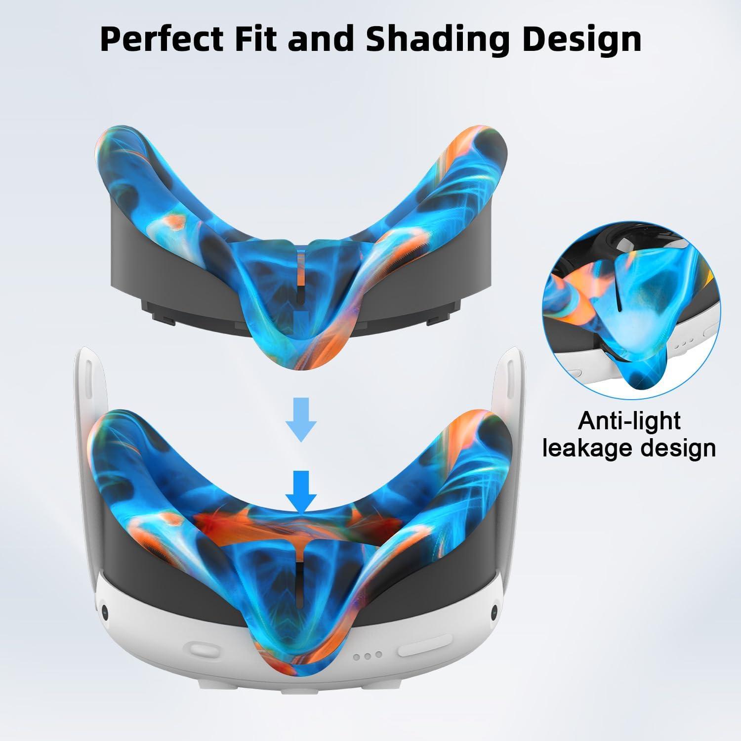 Kit Accesorios VR Relohas para Meta Quest 3 - Funda y Cubiertas