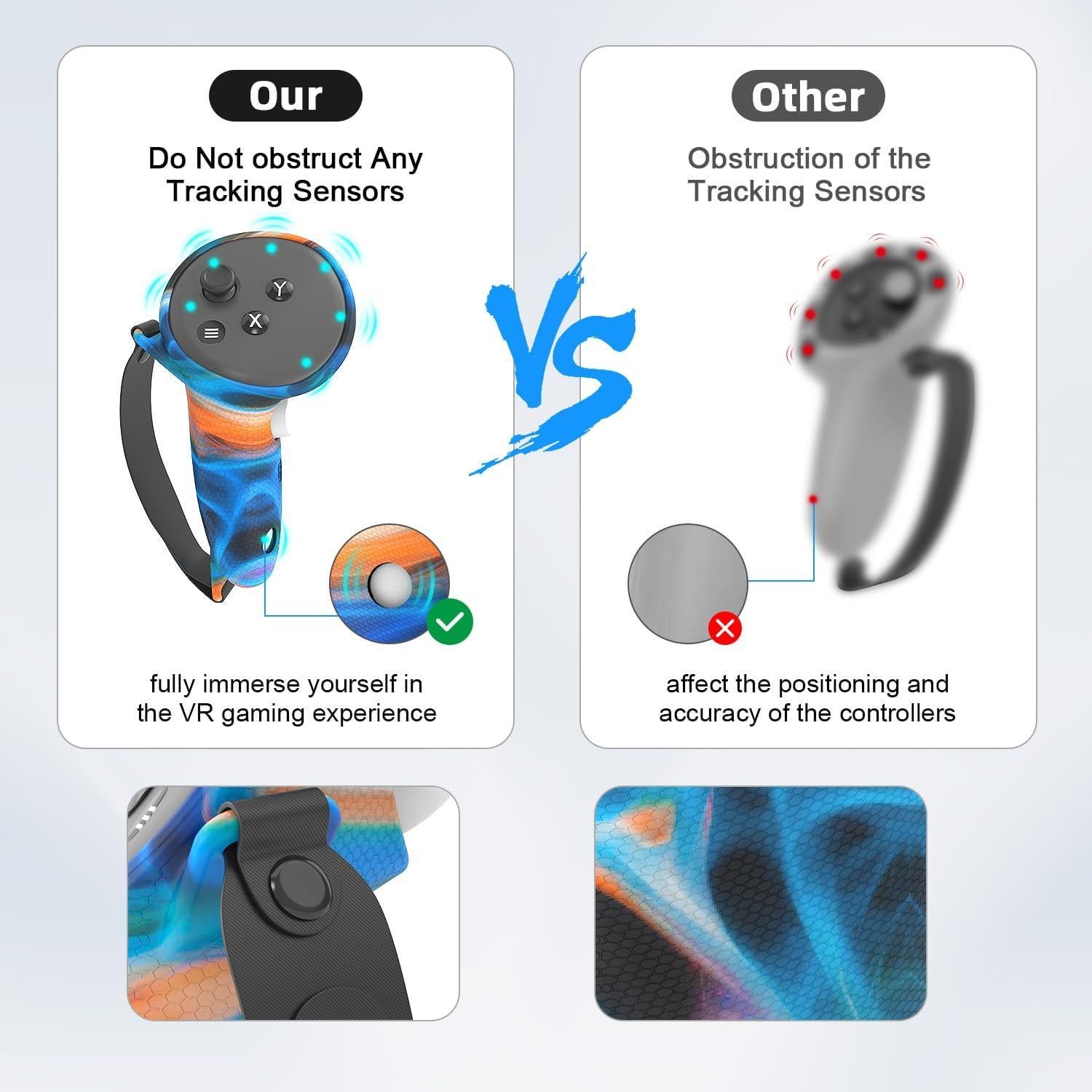 Kit Accesorios VR Relohas para Meta Quest 3 - Funda y Cubiertas