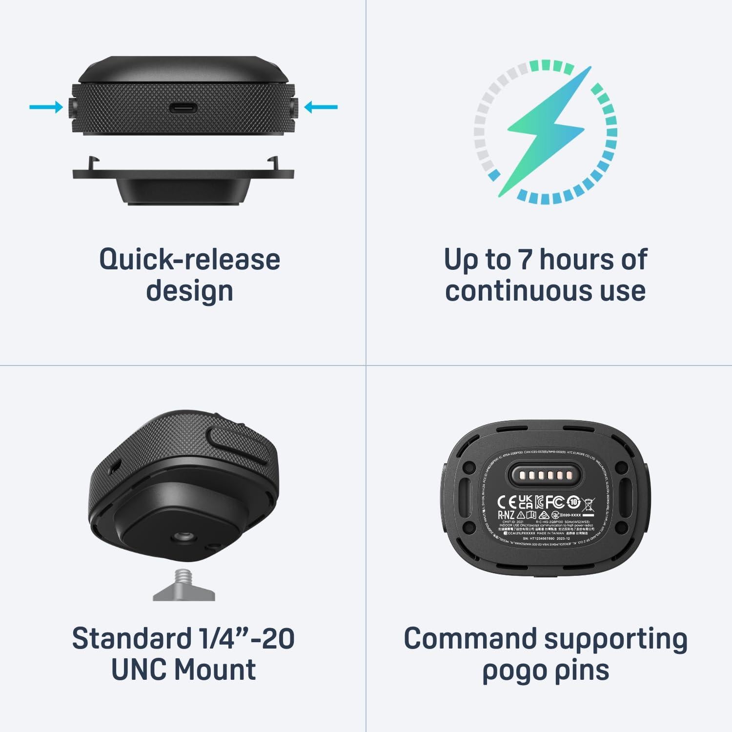 Rastreador VR HTC Vive Ultimate Tracker 3 Pack + Dongle