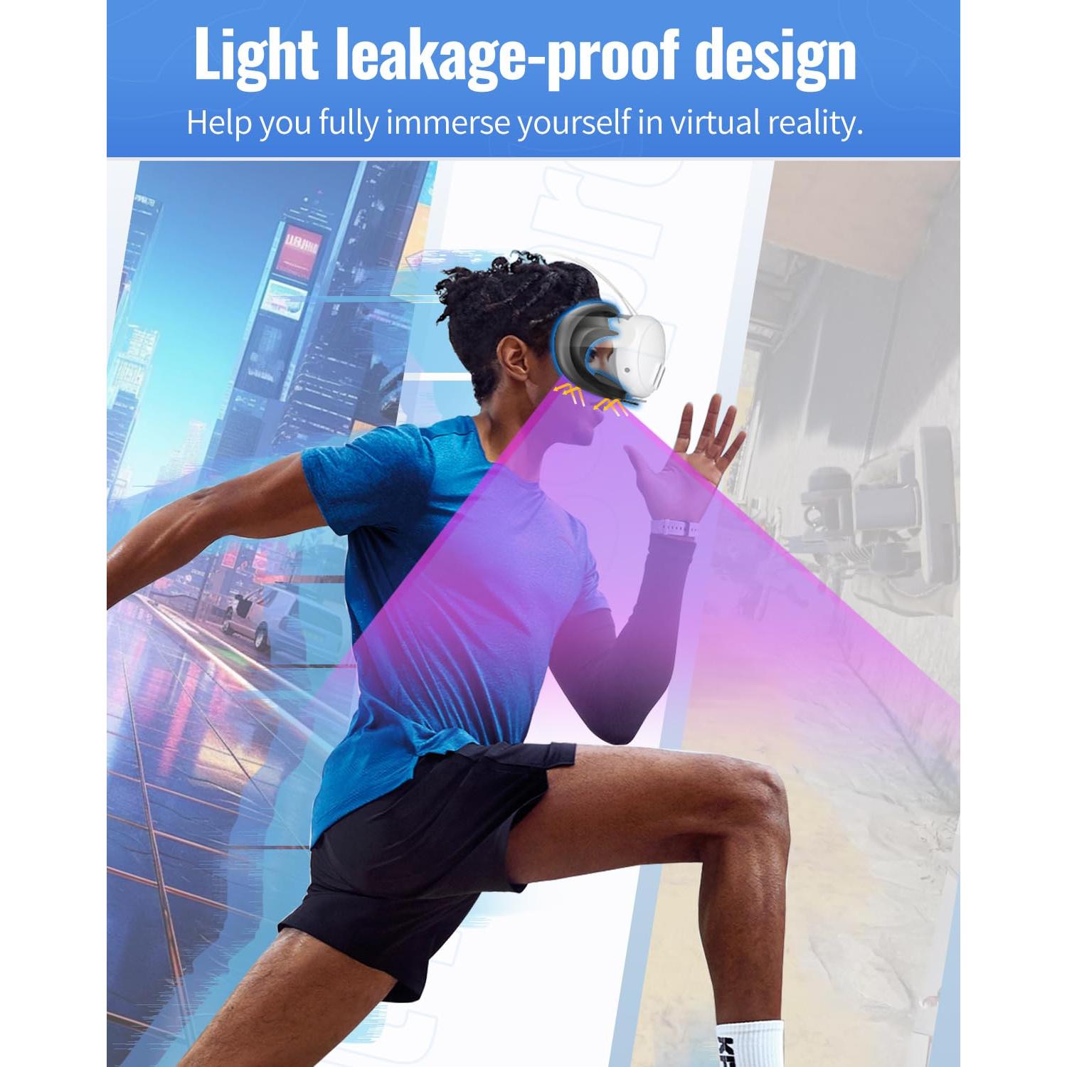 Cubierta de Silicona OLCLSS para Almohadilla Facial Meta Quest 3