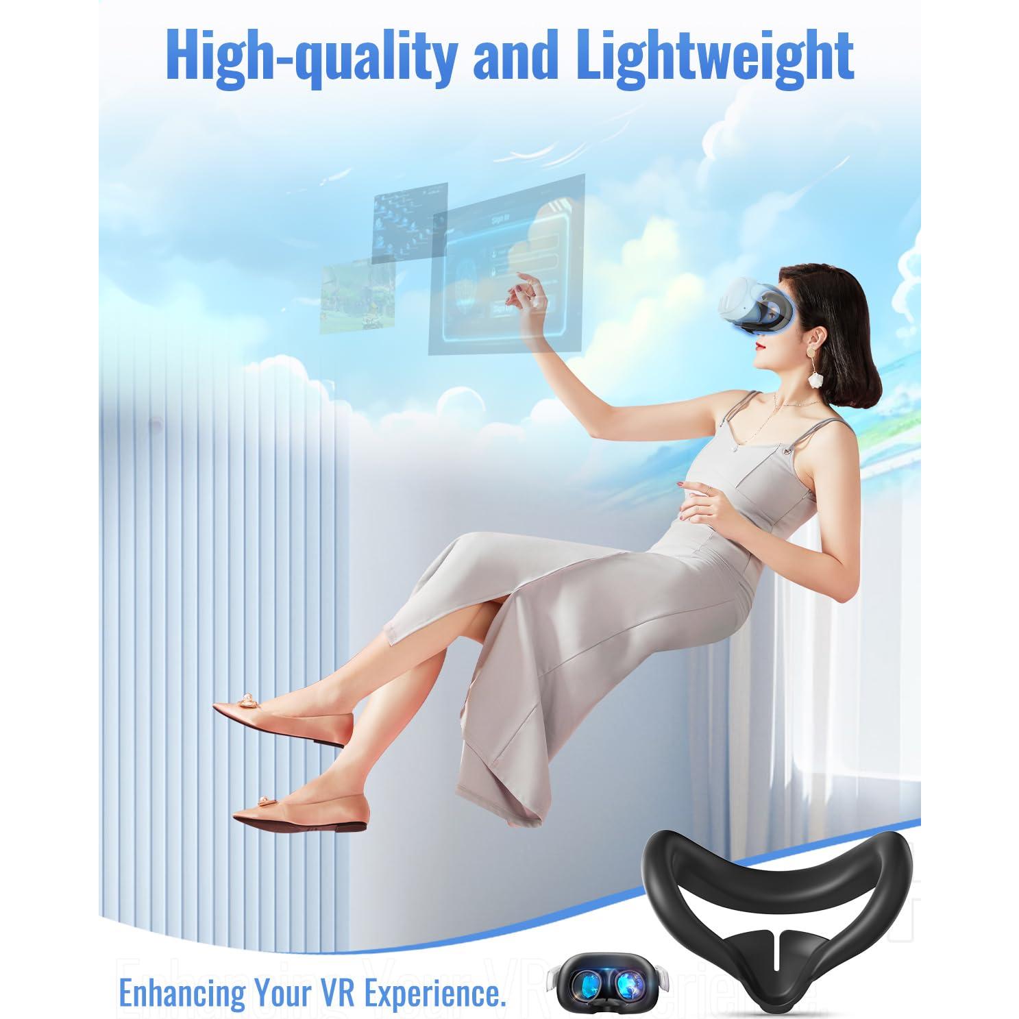 Cubierta de Silicona OLCLSS para Almohadilla Facial Meta Quest 3