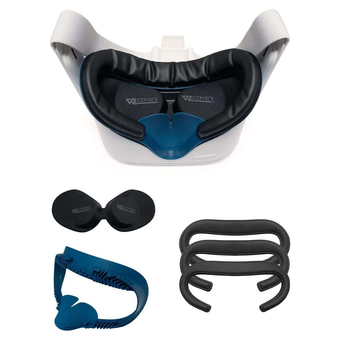 Soporte Facial Fitness VR Cover + 3 Espumas para Meta Quest 2