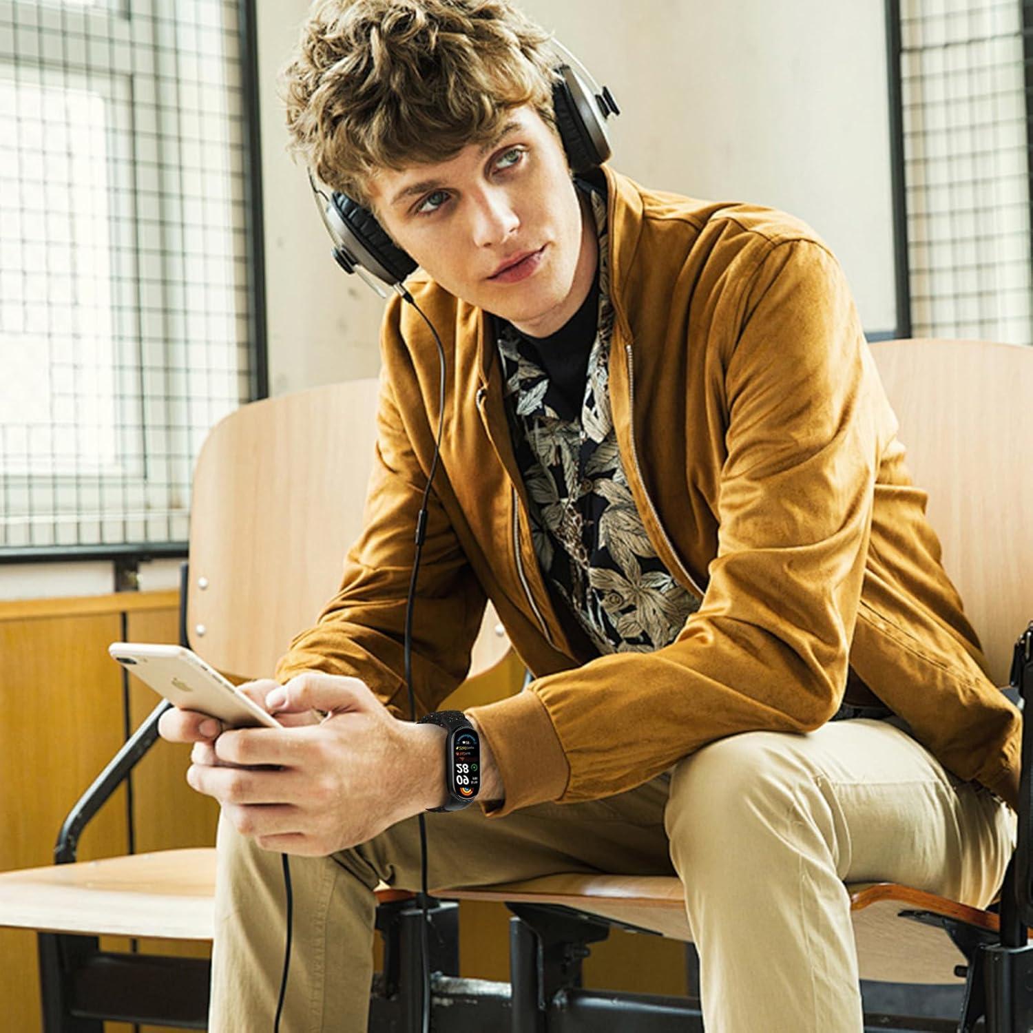 Bandas trenzadas TumpCez para Xiaomi Smart Band 9/8 - 2-Pack