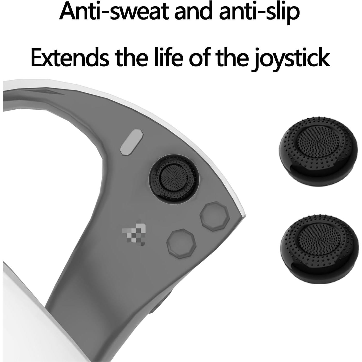 Cubiertas de Pulgar y Correa Ajustable JYXEREM para PS VR 2