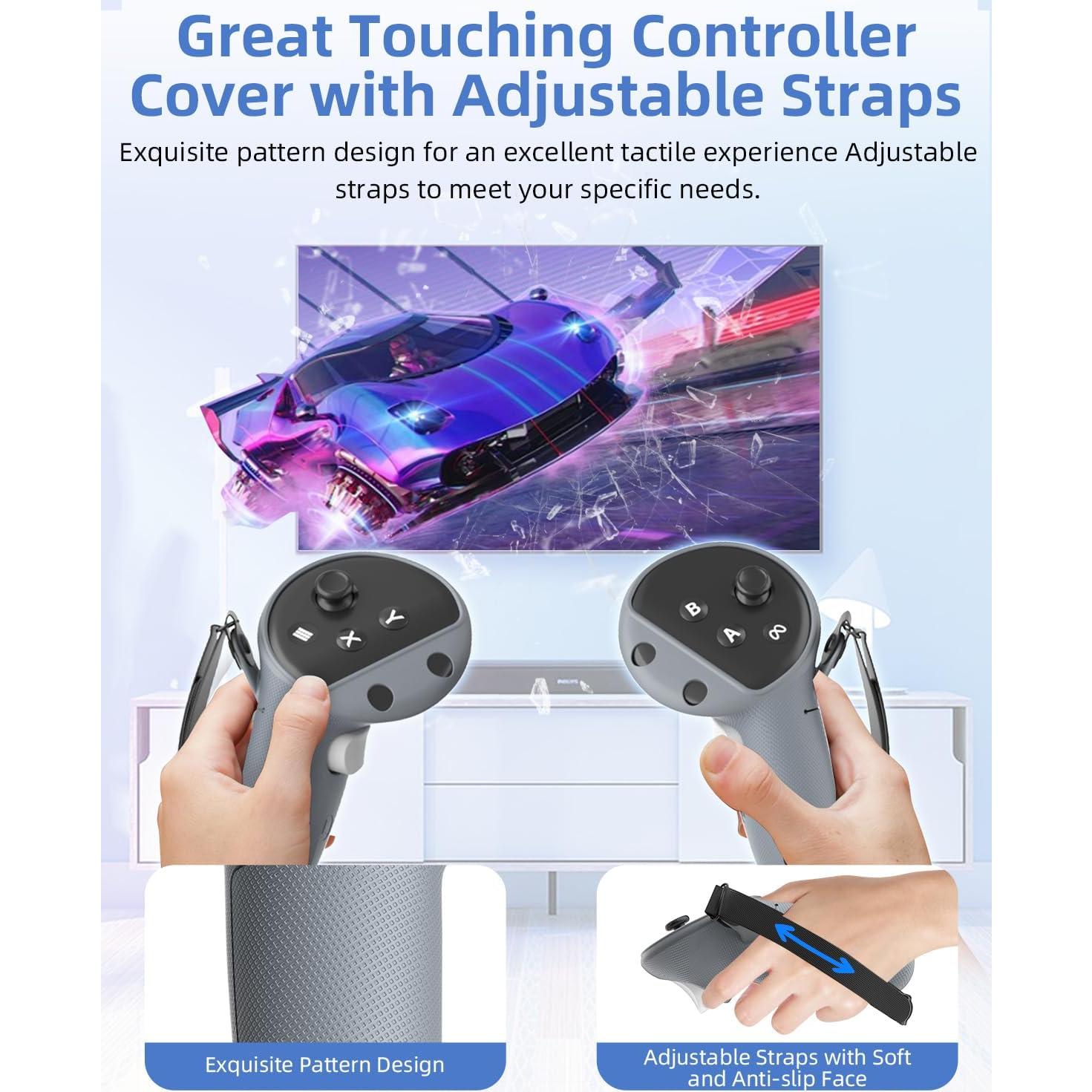 Funda Protectora TanReginal para Meta Quest 3S con Accesorios