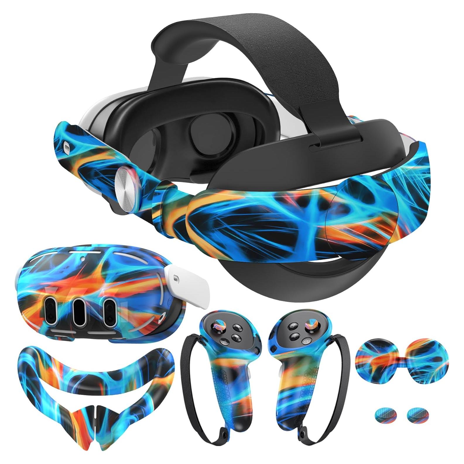 Accesorios VR KANG YU para Meta Quest 3 - Correa y Cubiertas