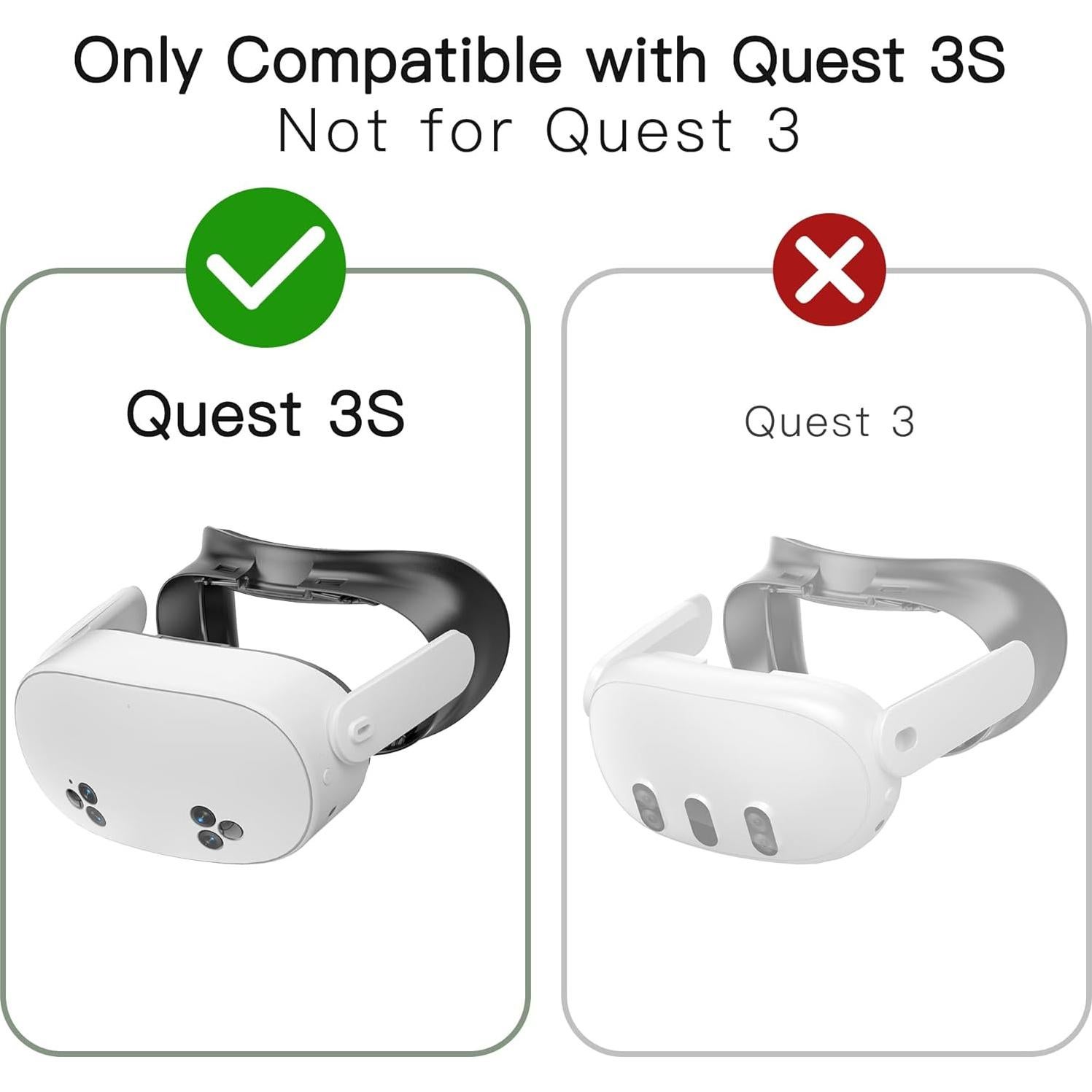 Funda Facial APEXINNO para Meta Quest 3S con Almohadillas