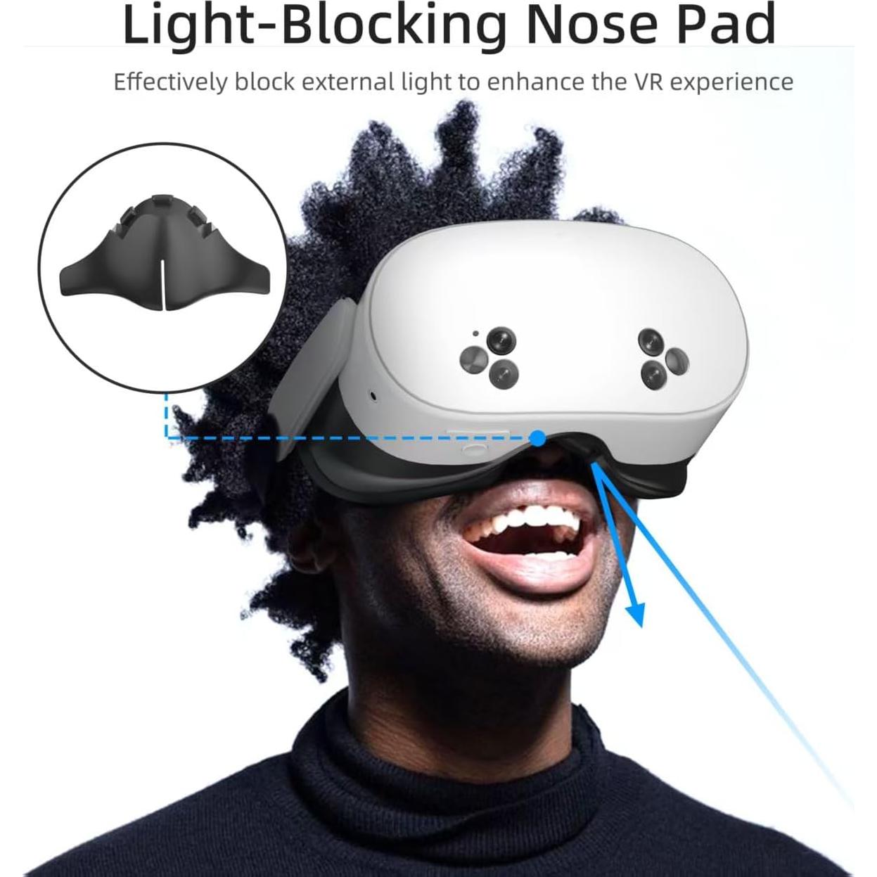 Funda Facial APEXINNO para Meta Quest 3S con Almohadillas