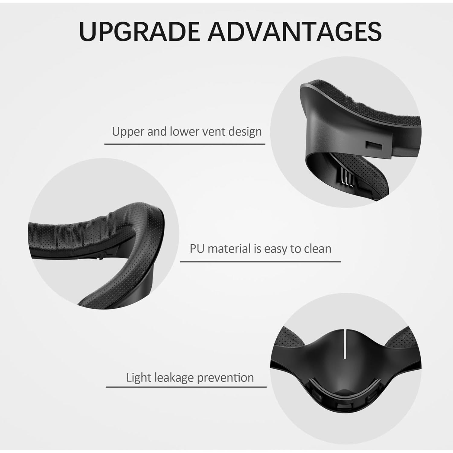 Funda Facial APEXINNO para Meta Quest 3S con Almohadillas