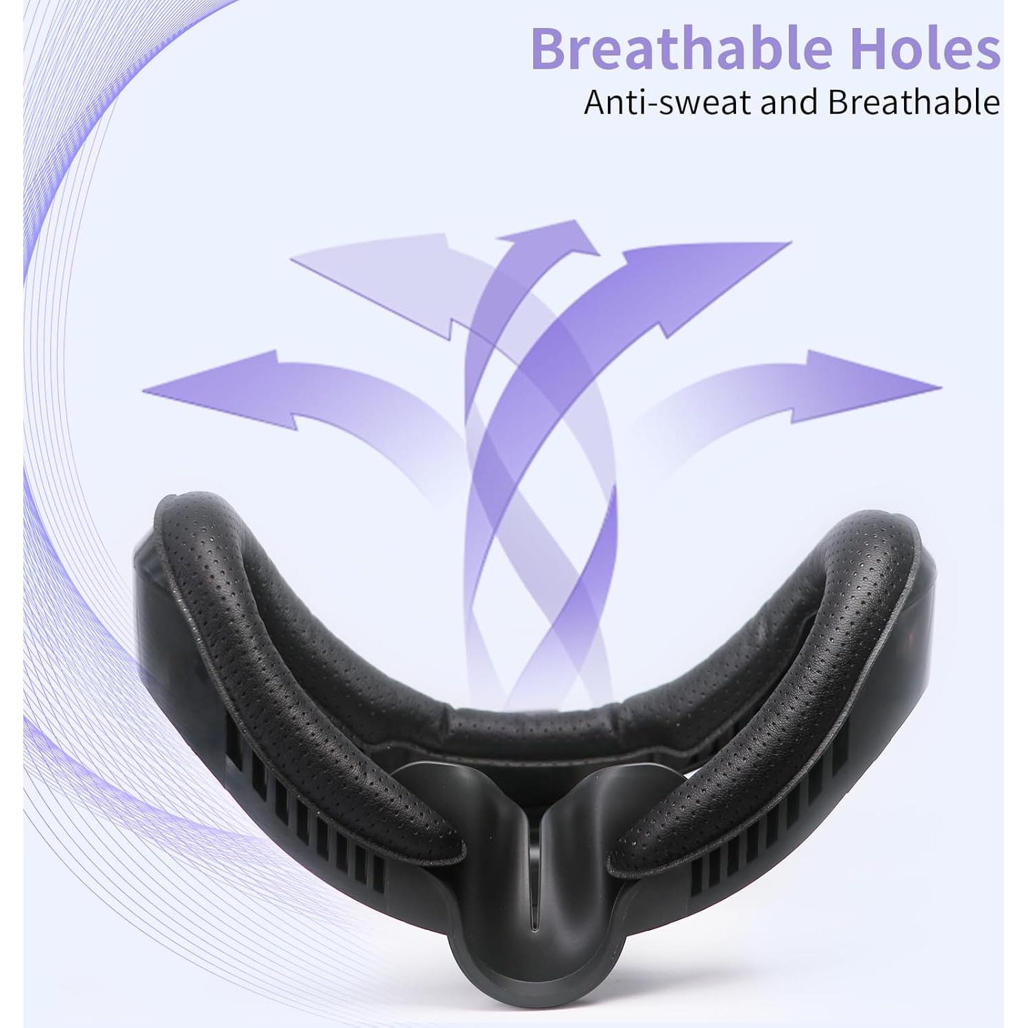 Pad de cara VR Hanpusen para PlayStation VR2, cuero transpirable