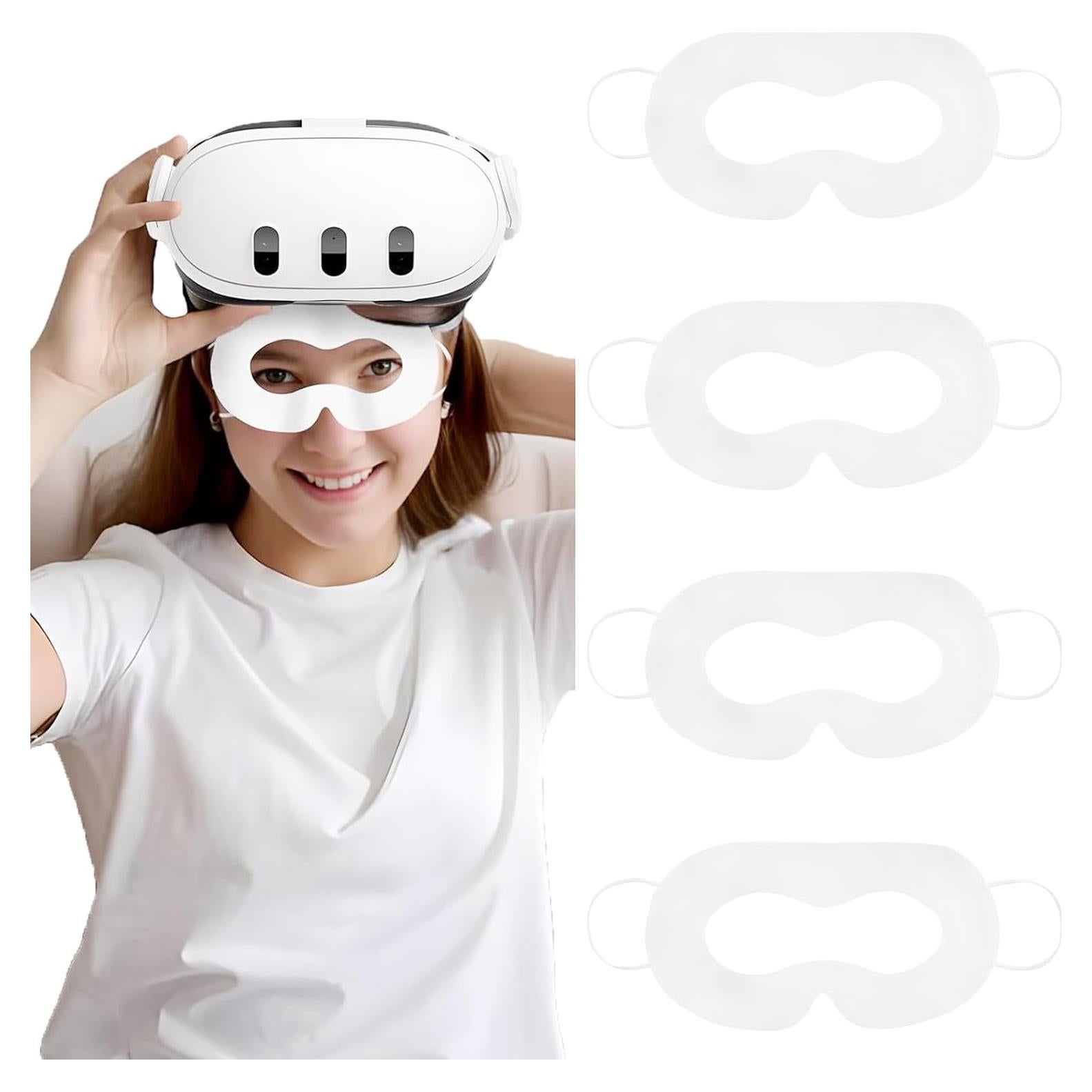 Cubiertas Faciales VR Desechables Yoposeo 40 Pcs para Quest 2/3