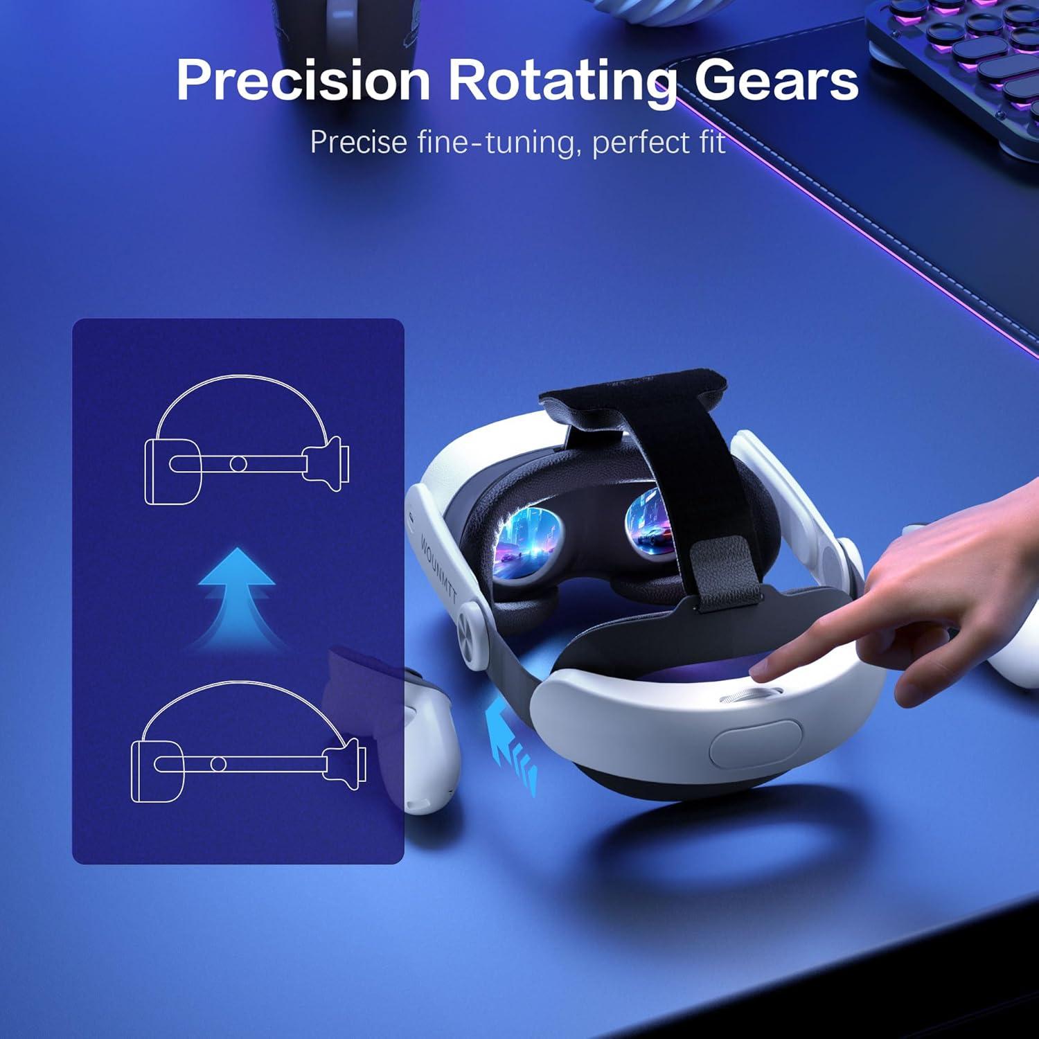 Correa para la cabeza Oculus Meta Quest 3 WOUNMTT Ajustable