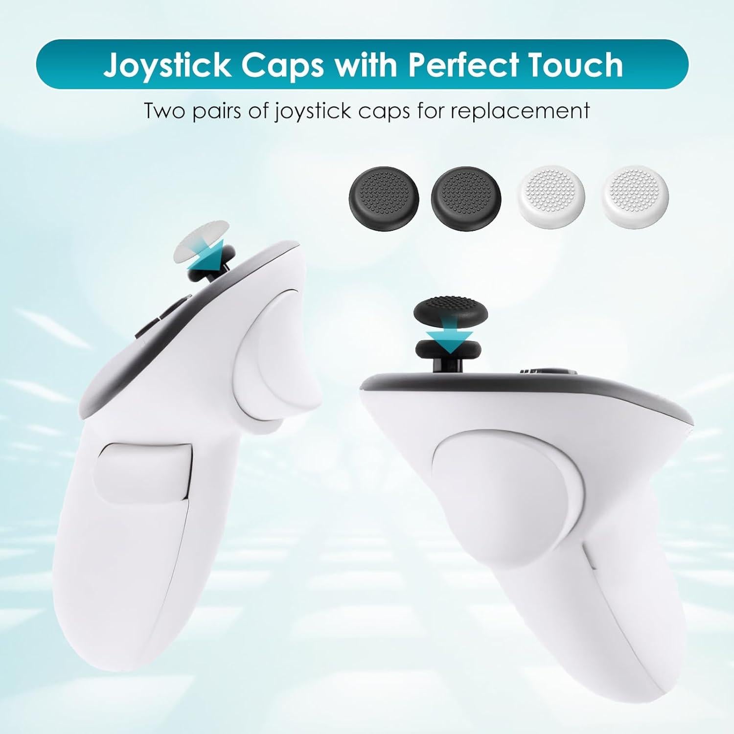 Funda Protectora TPU para Meta Quest 3S con Accesorios