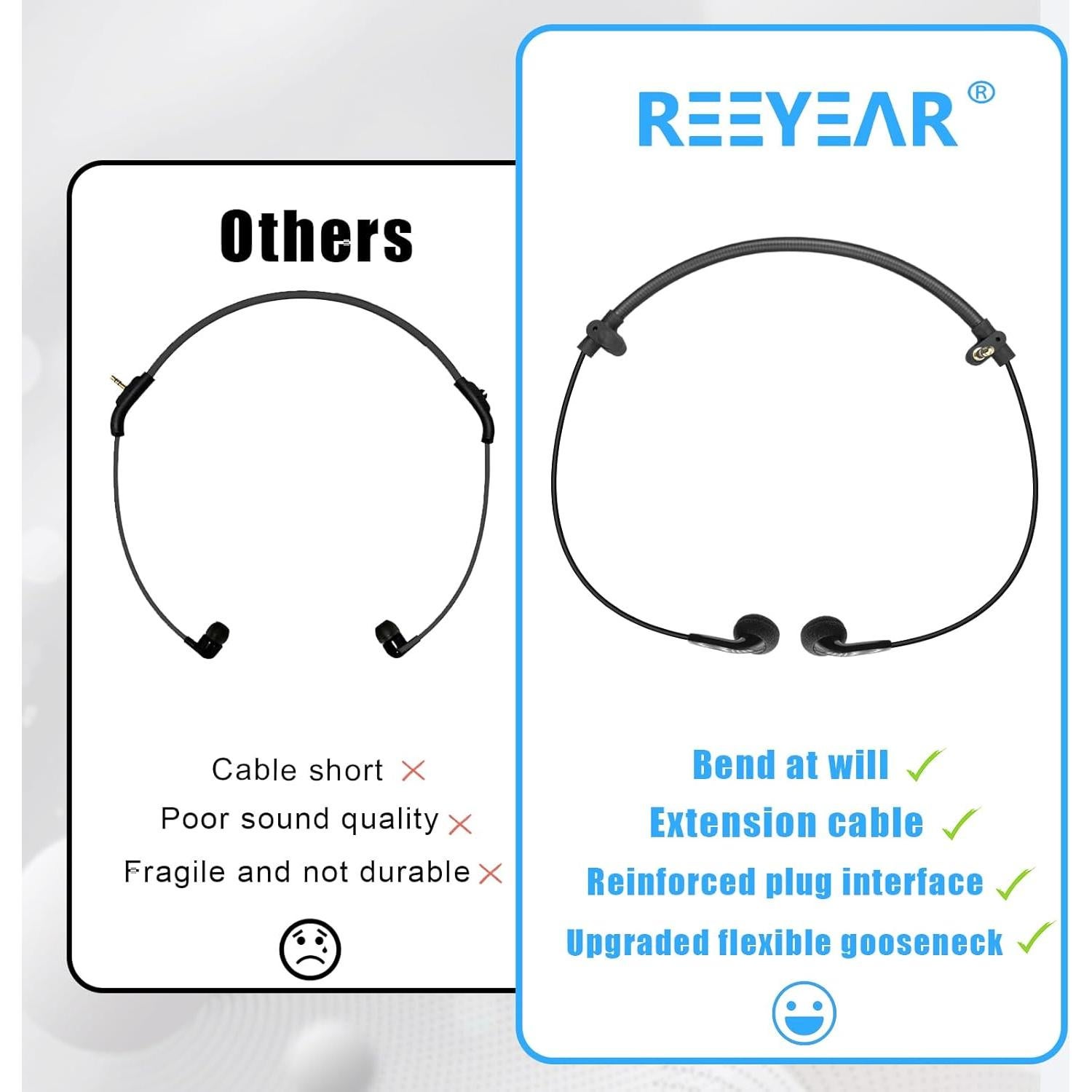 Auriculares REEYEAR PSVR2 con Cancelación de Ruido - Negro