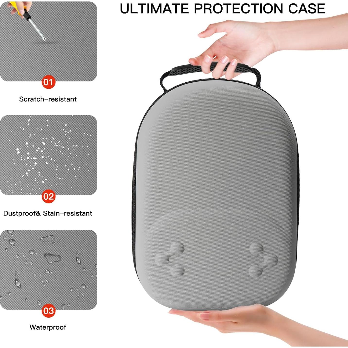 Funda rígida Bibuks para Oculus Meta Quest 3/3S - Gris