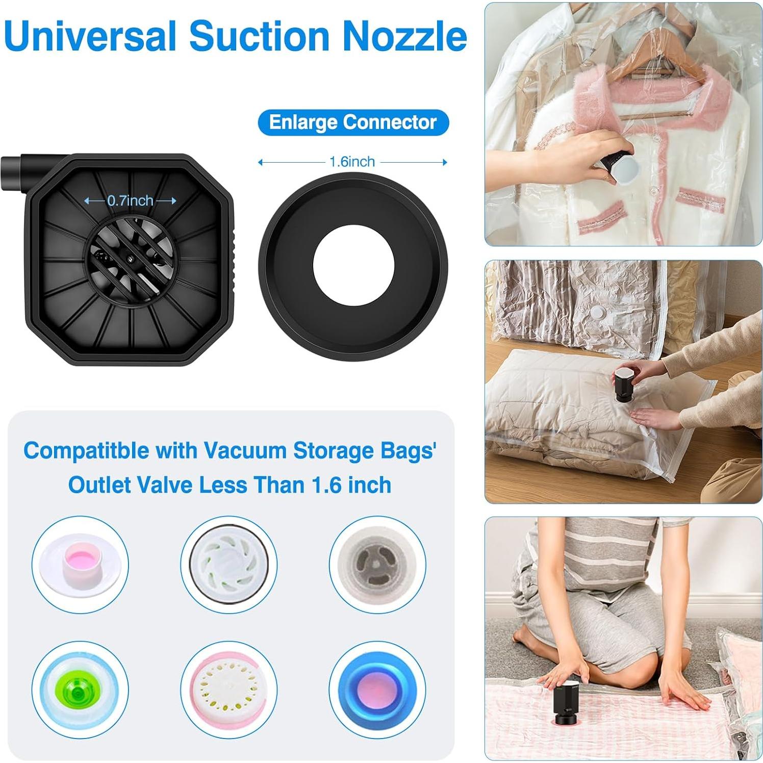 Bomba Eléctrica Inalámbrica Adworte para Bolsas al Vacío