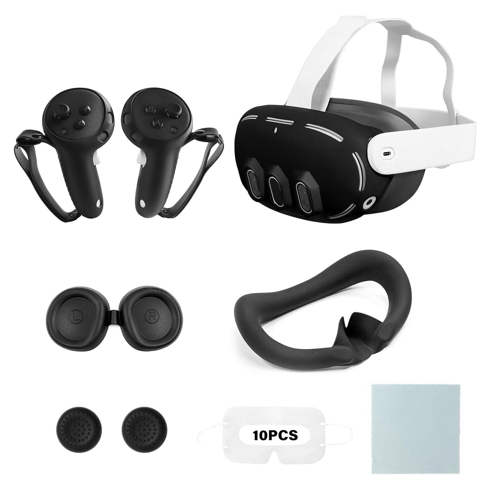 Juego de Cubiertas de Silicona VR MEGREZ para Meta Quest 3