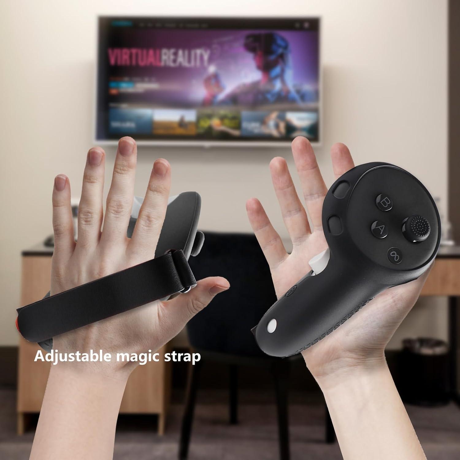 Juego de Cubiertas de Silicona VR MEGREZ para Meta Quest 3