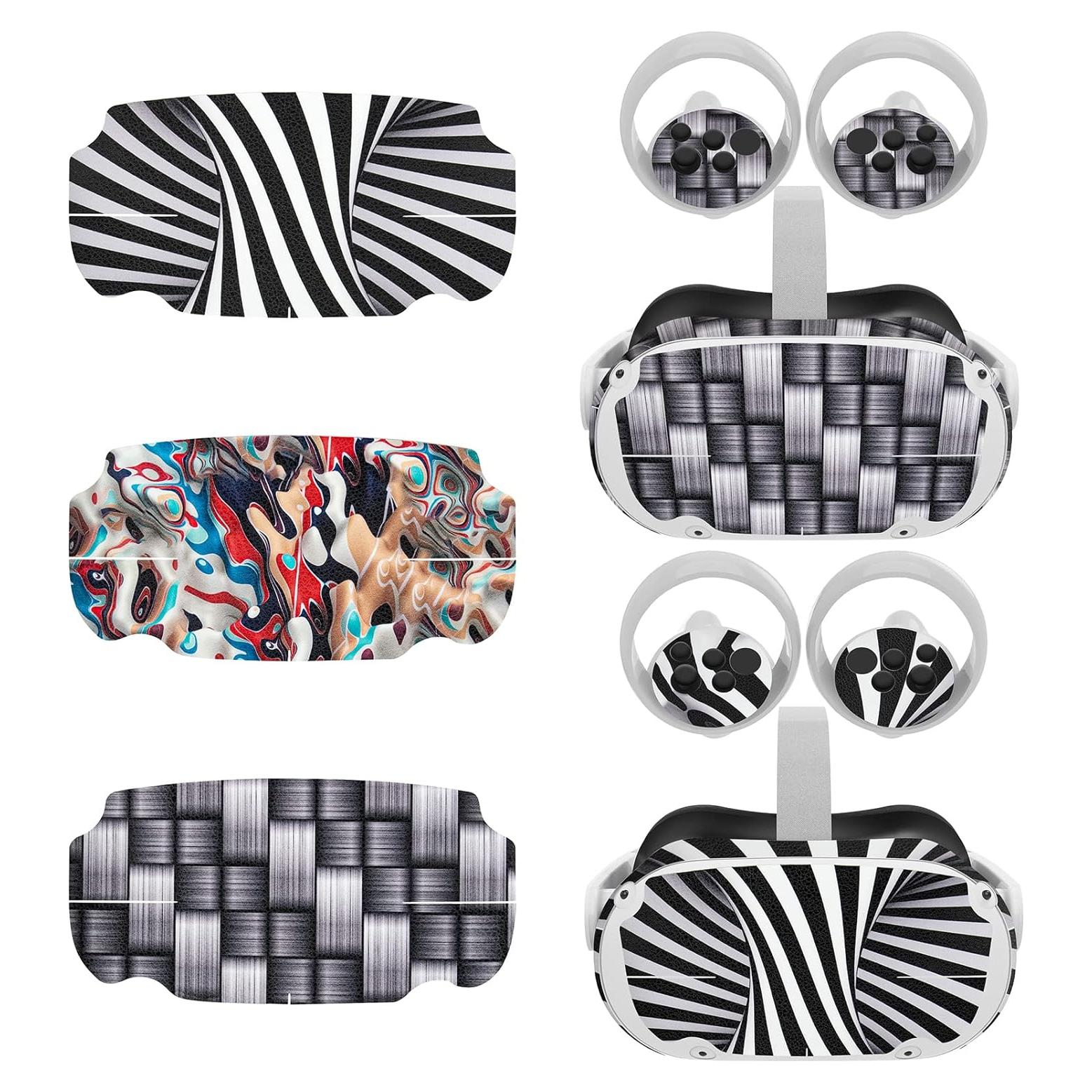 Funda Protectora Geekria para Auriculares VR Quest 2 - 6 Pegatinas