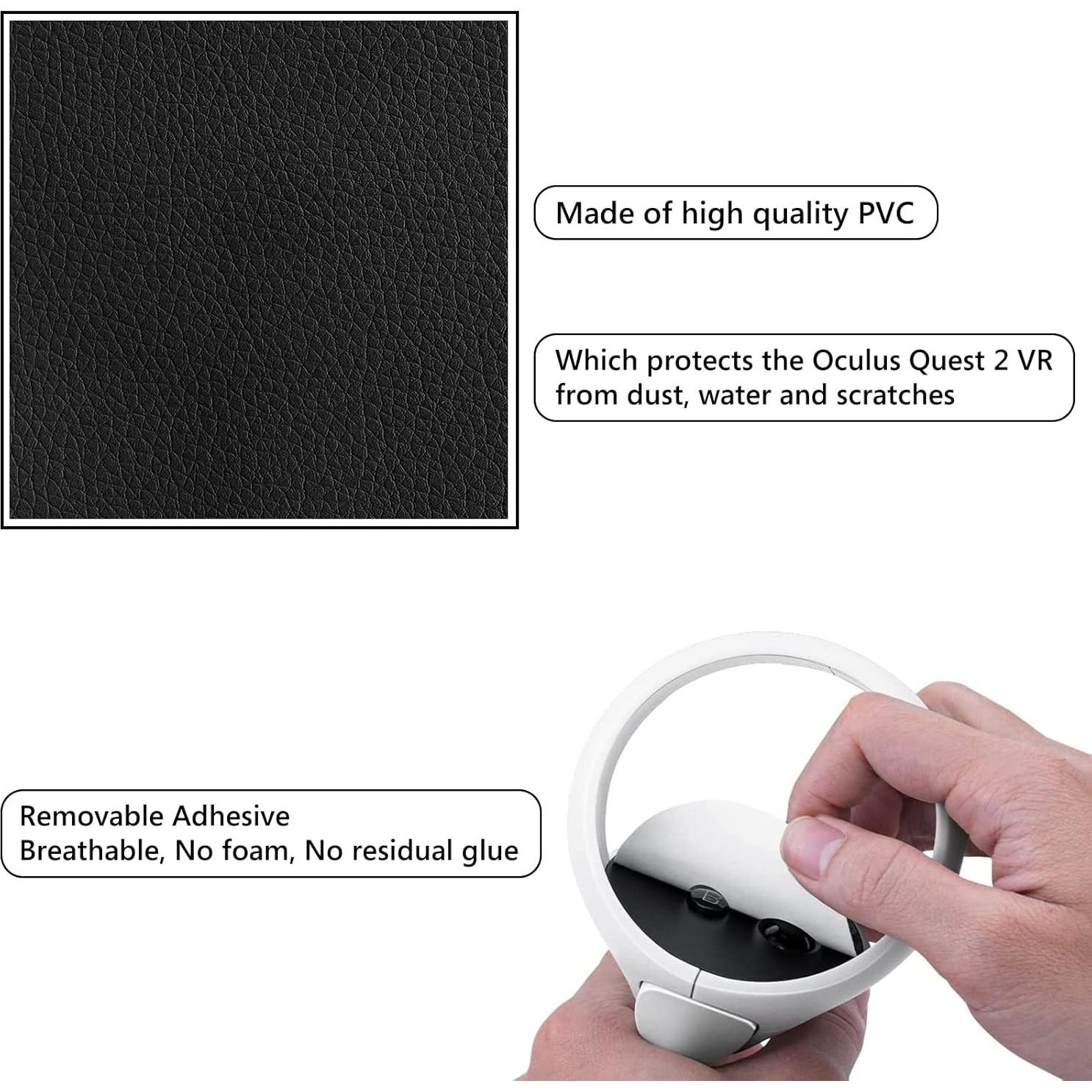 Funda Protectora Geekria para Auriculares VR Quest 2 - 6 Pegatinas