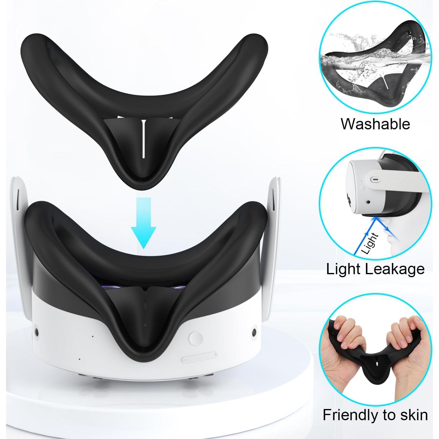 Correa de cabeza RGEEK con batería 6000mAh para Meta Quest 3S