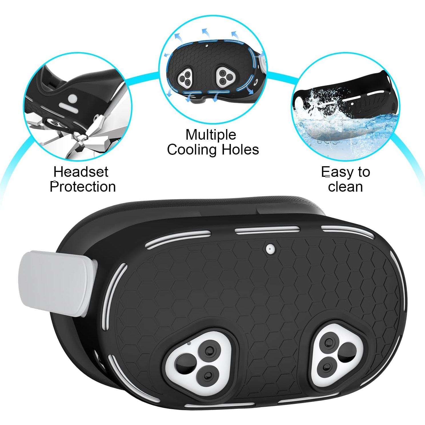 Correa de cabeza RGEEK con batería 6000mAh para Meta Quest 3S