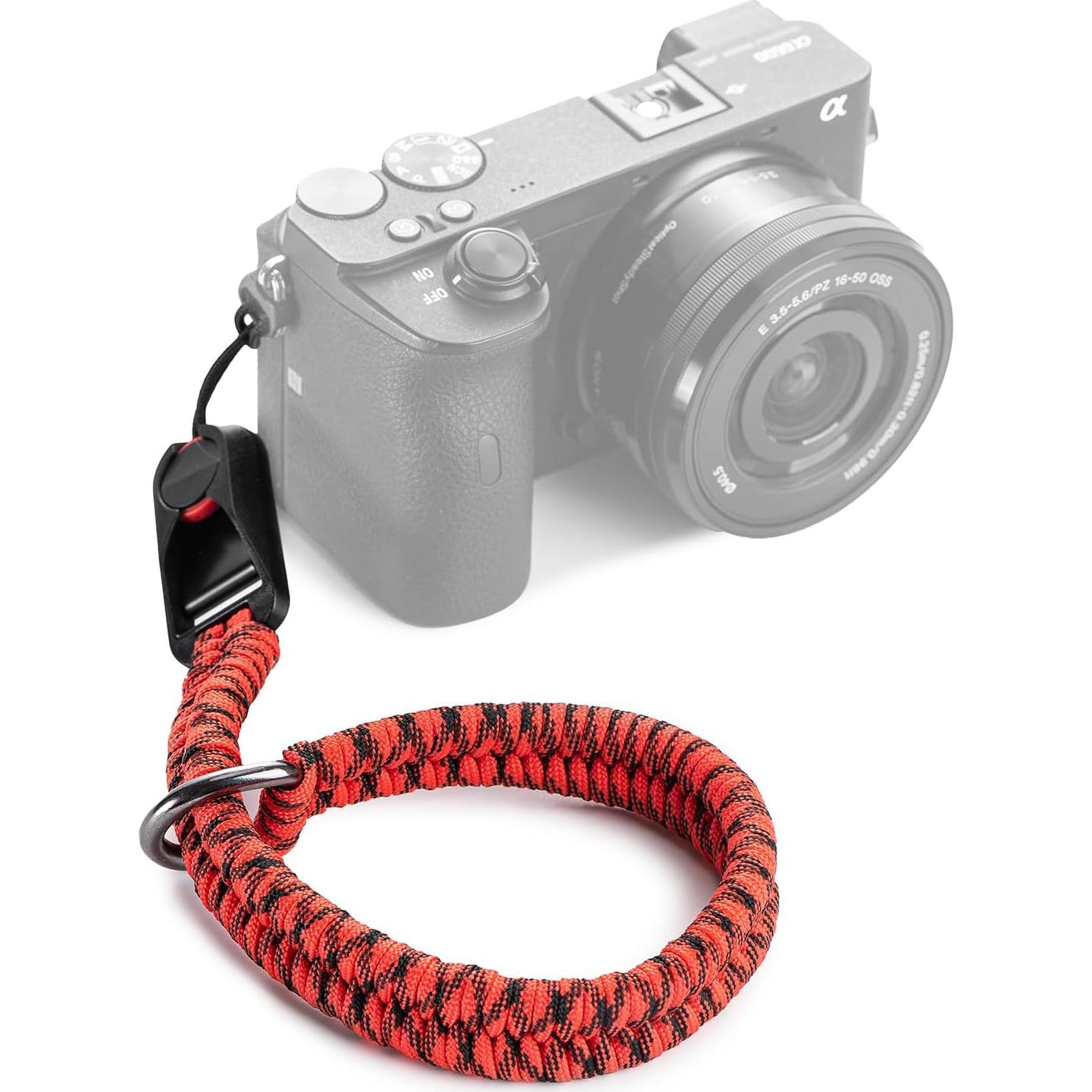 Correa de Muñeca Desmontable para Cámara Universal Negra