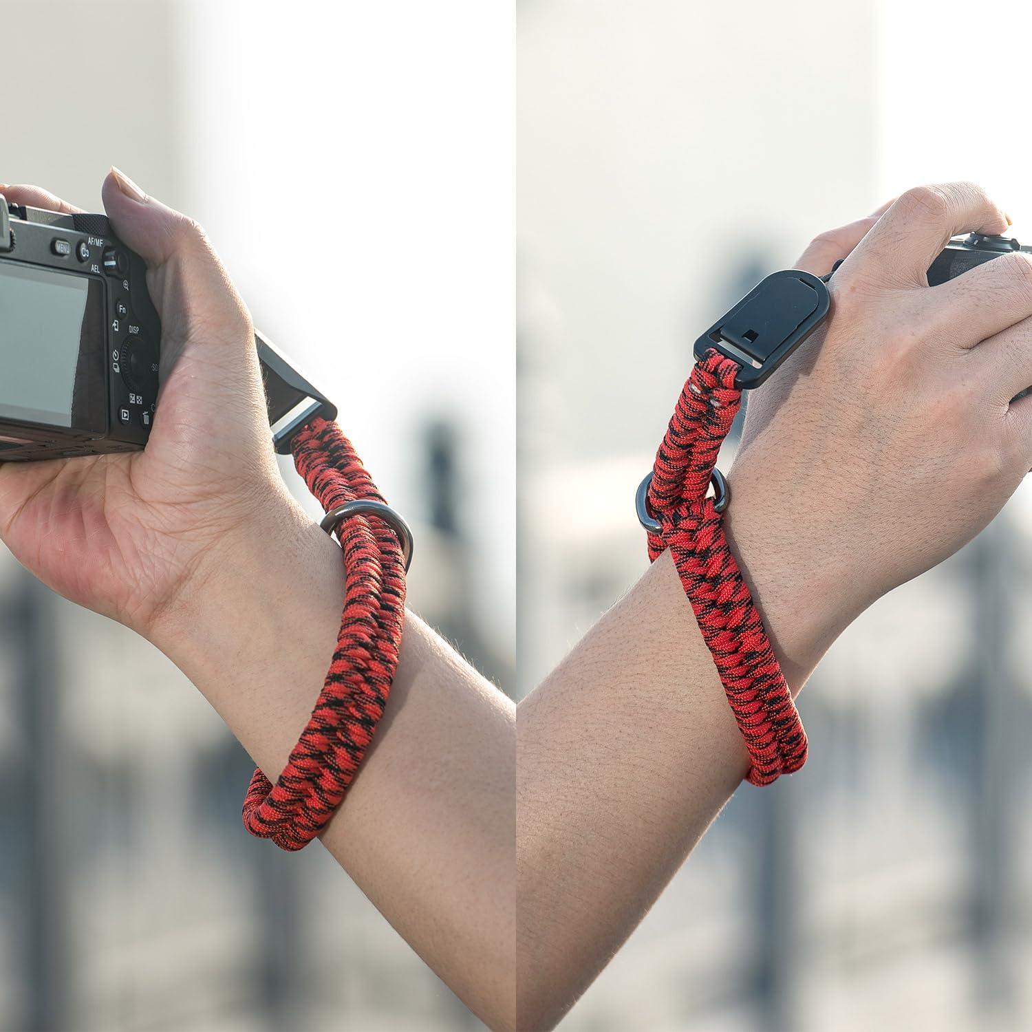 Correa de Muñeca Desmontable para Cámara Universal Negra