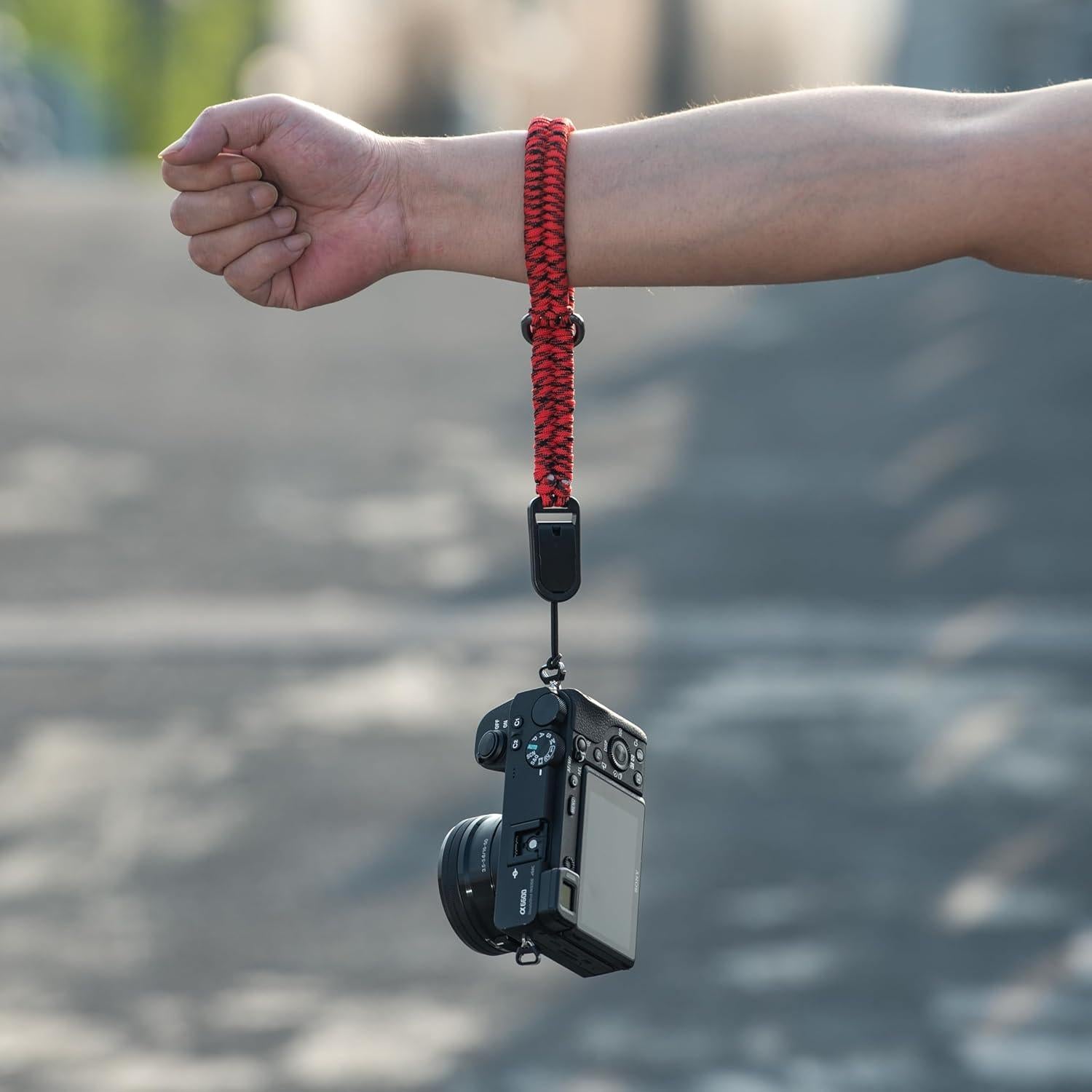 Correa de Muñeca Desmontable para Cámara Universal Negra