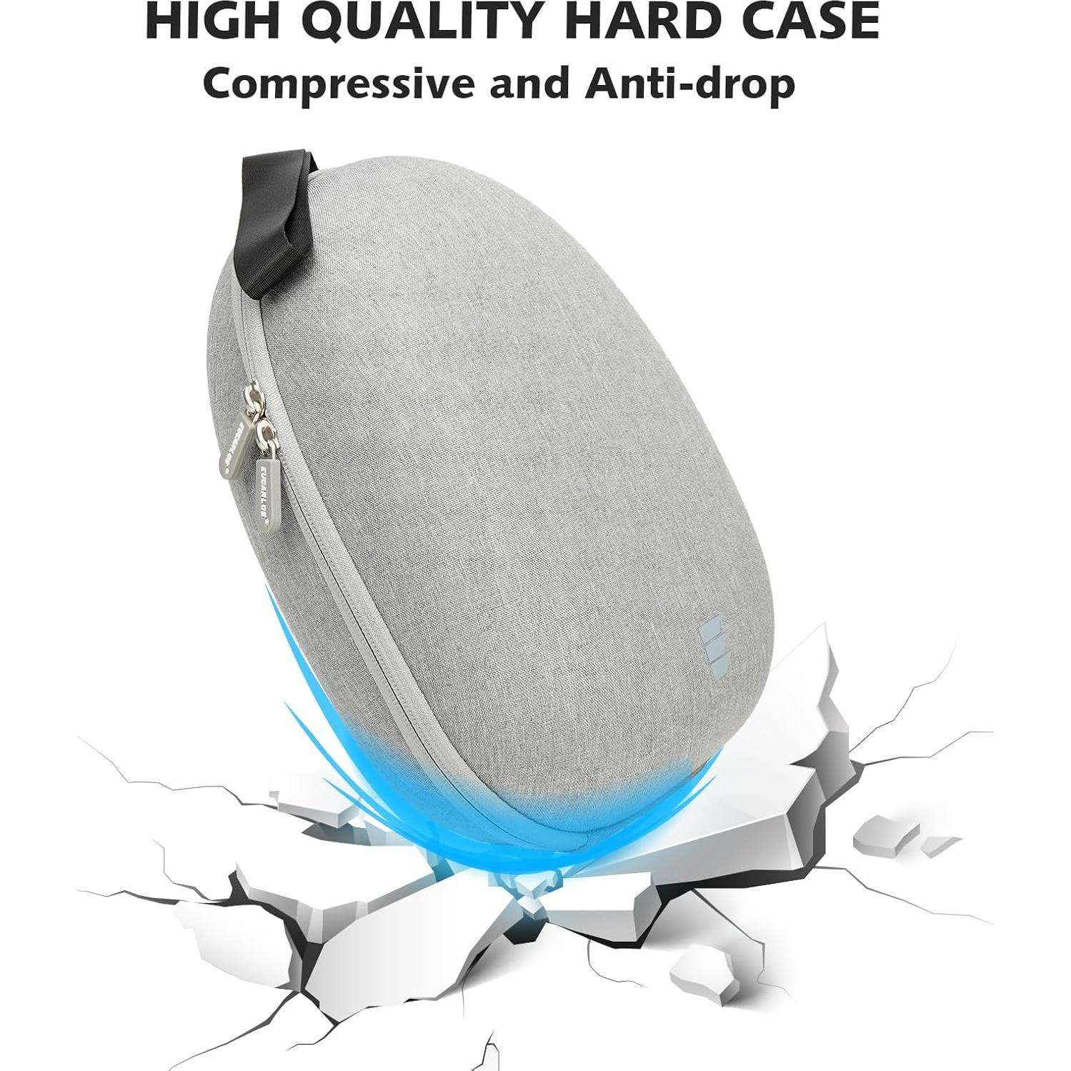 Funda Dura EUCARLOS para Meta Quest 2/3/3S con Cubierta de Lente