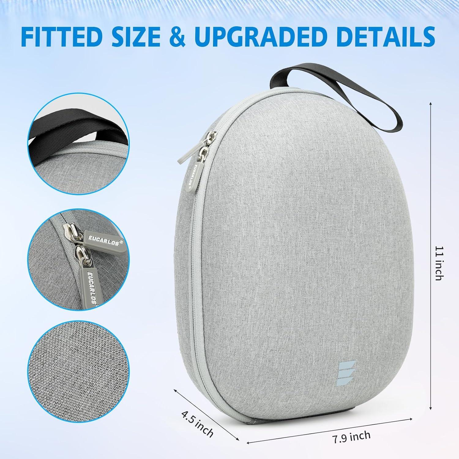 Funda Dura EUCARLOS para Meta Quest 2/3/3S con Cubierta de Lente