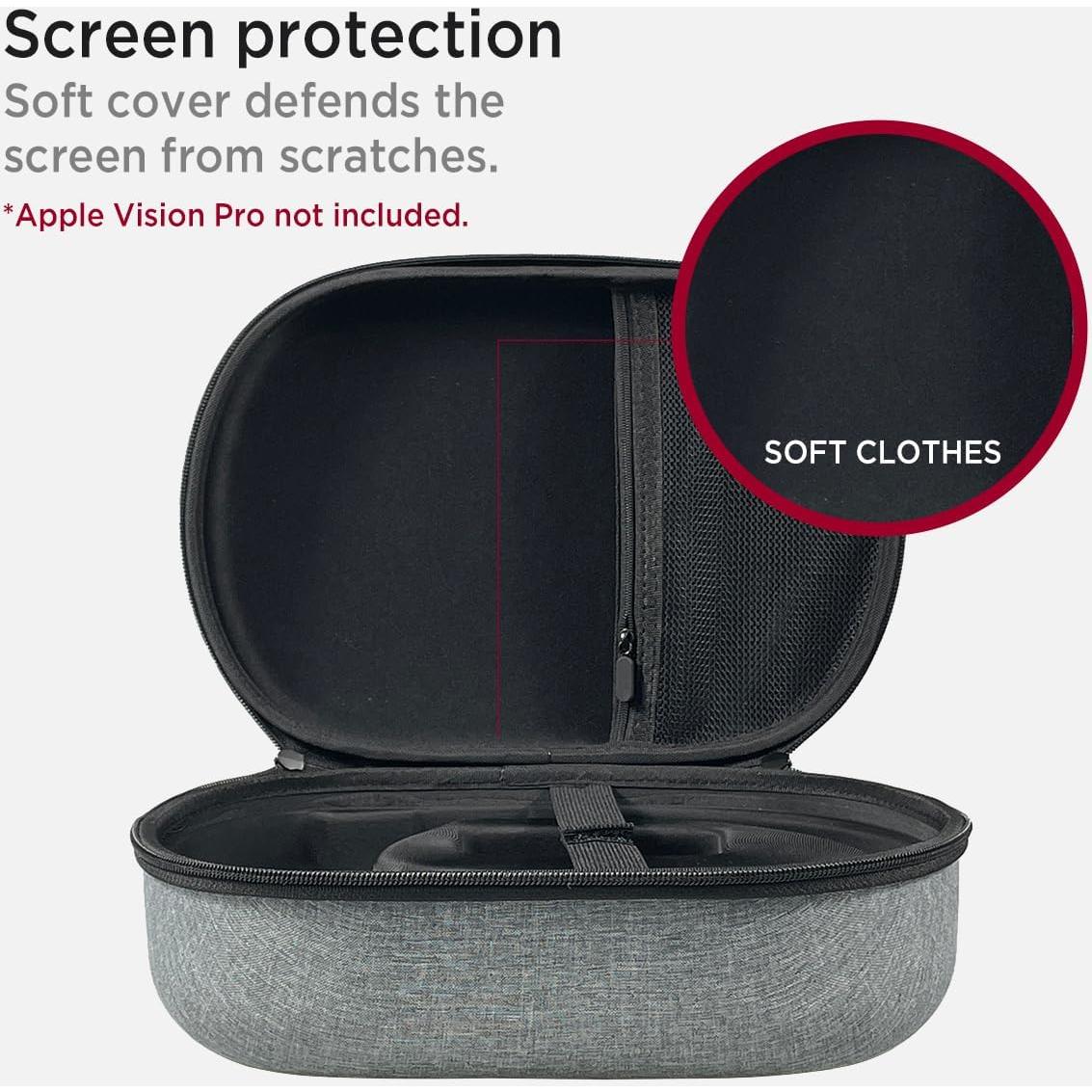 Funda de Transporte Miimall para Apple Vision Pro 2024 - Dura y Portátil