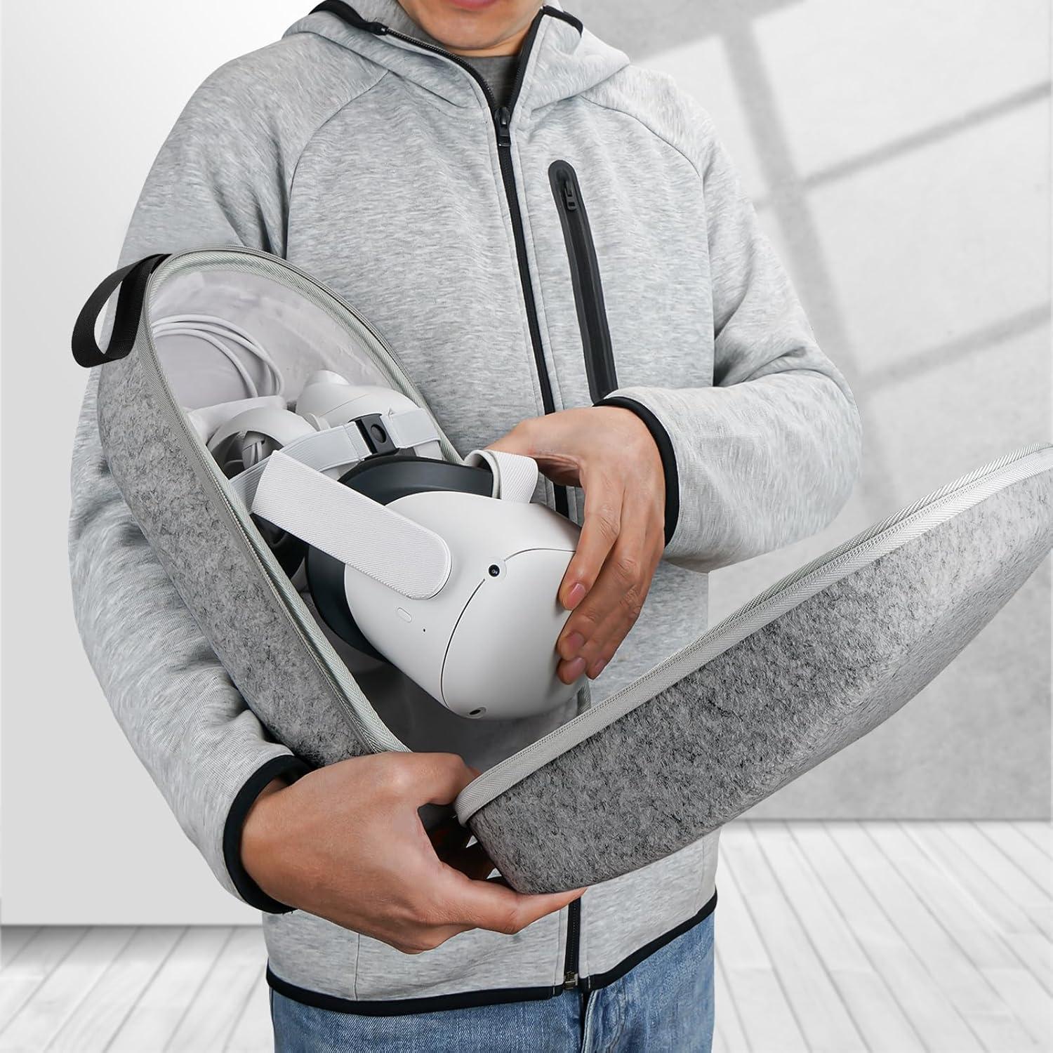 Funda de Transporte SARLAR para Oculus Meta Quest 3/2 - Ligera y Protectora