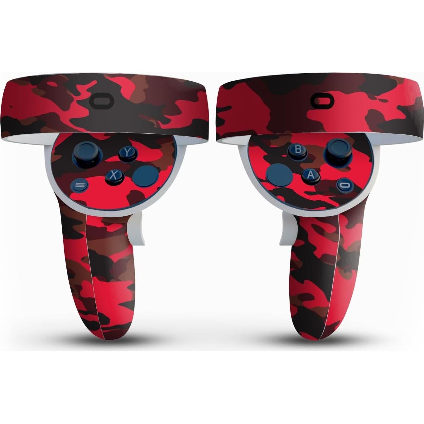Funda de Vinilo Camuflaje Rojo Head Case para Meta Quest 2