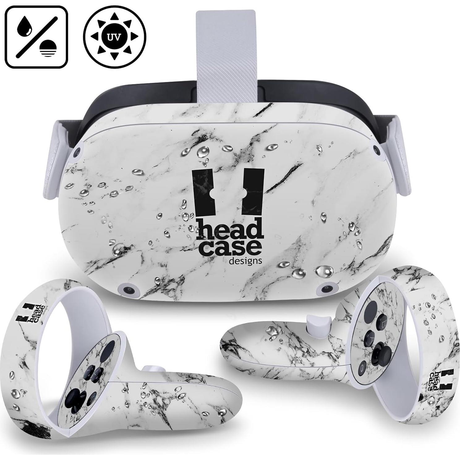 Funda de Vinilo Camuflaje Rojo Head Case para Meta Quest 2