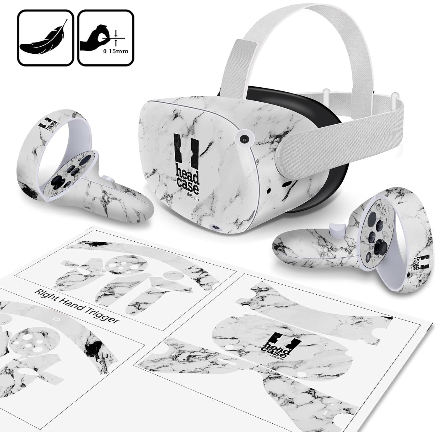 Funda de Vinilo Camuflaje Rojo Head Case para Meta Quest 2