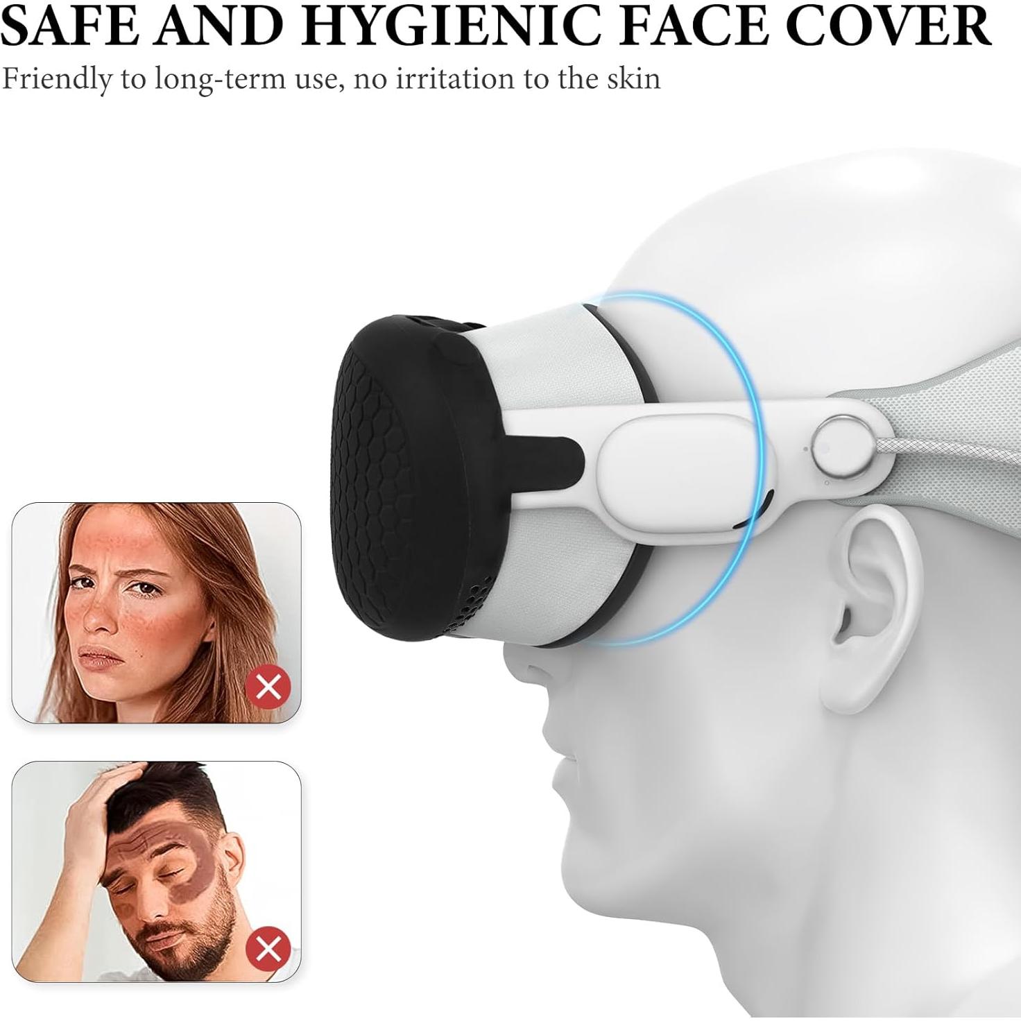 Juego de Accesorios VR Geekria para Apple Vision Pro - 4 Piezas