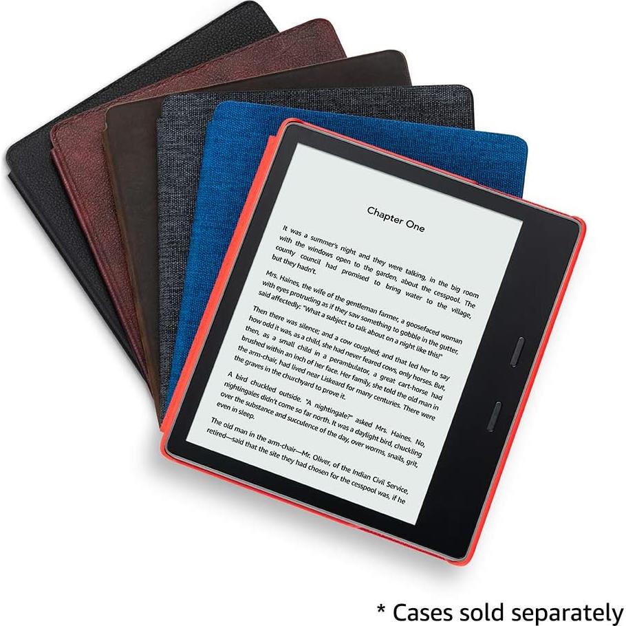 International Version – AT&T – Kindle Oasis – With 7” display and page turn buttons - 32 GB, Graphite - Free 4G LTE + Wi-Fi