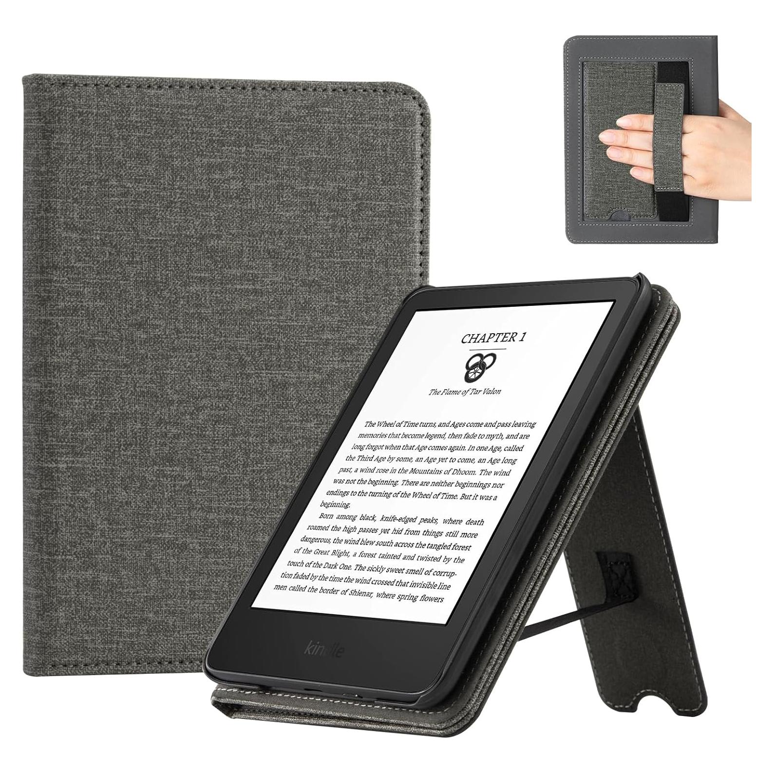 Funda CoBak para E-Reader 6" Gris con Auto Despertar