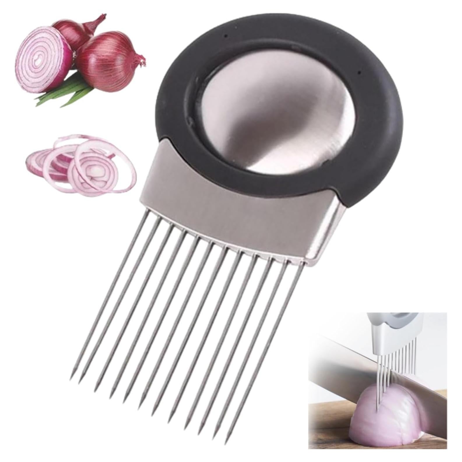 Cortador de Cebolla PUSKIU de Acero Inoxidable 14x9.2cm