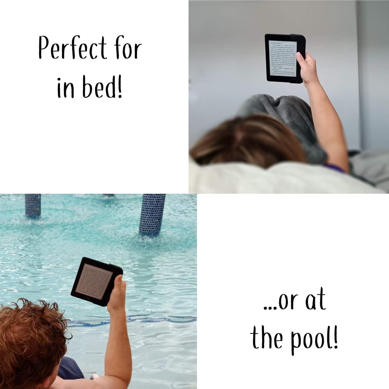 Funda Grip 5-en-1 Mount Genie para Kindle Paperwhite - Negro