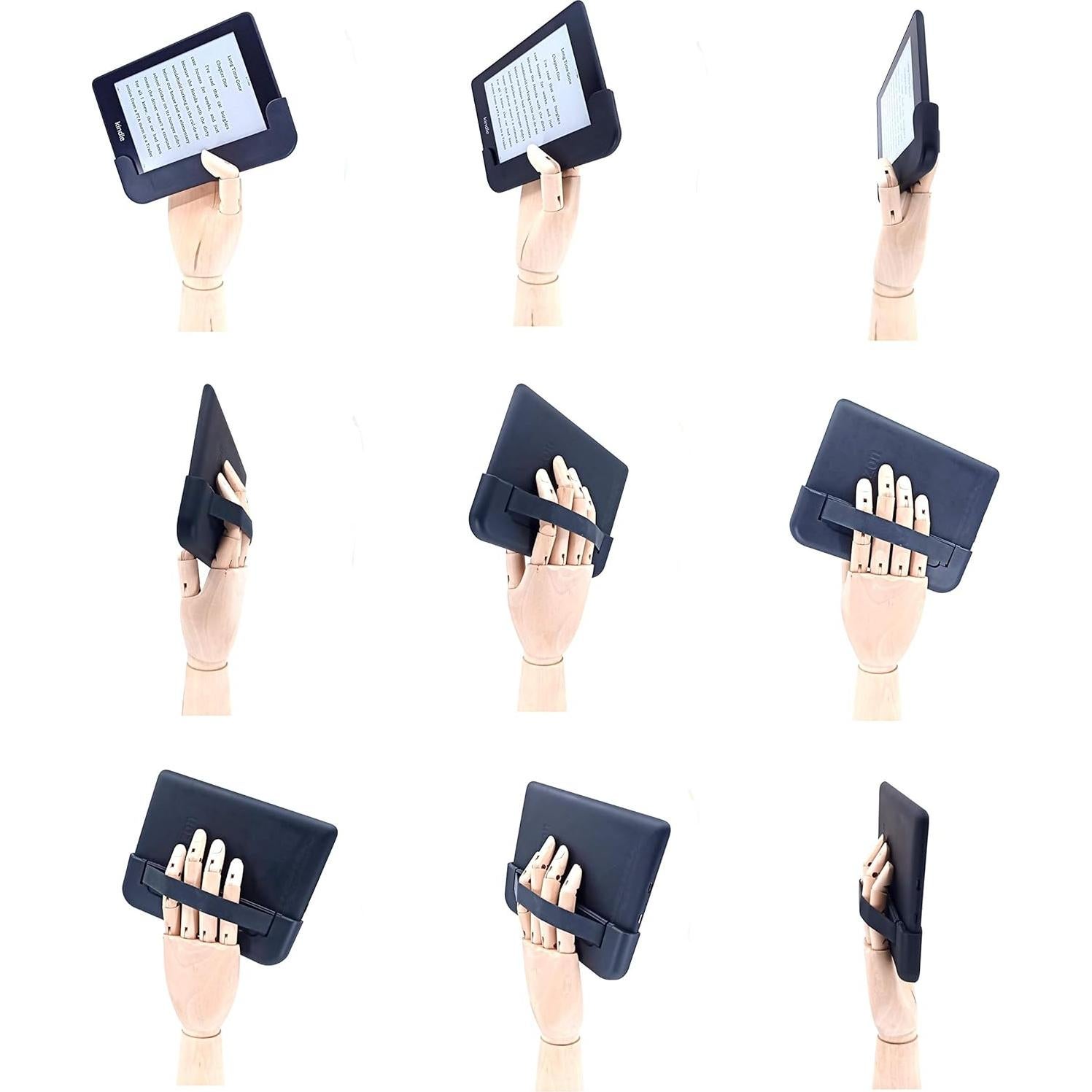 Funda Grip 5-en-1 Mount Genie para Kindle Paperwhite - Negro