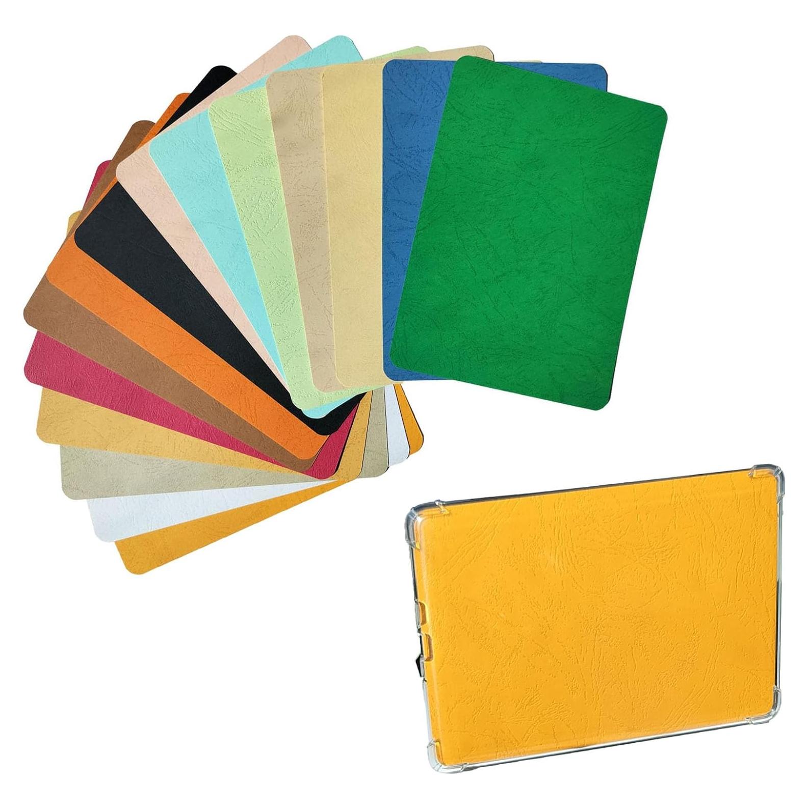 15 Tarjetas de Cartulina Transparente para Stickers 11ª Gen