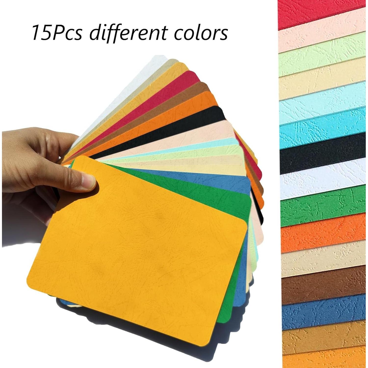 15 Tarjetas de Cartulina Transparente para Stickers 11ª Gen