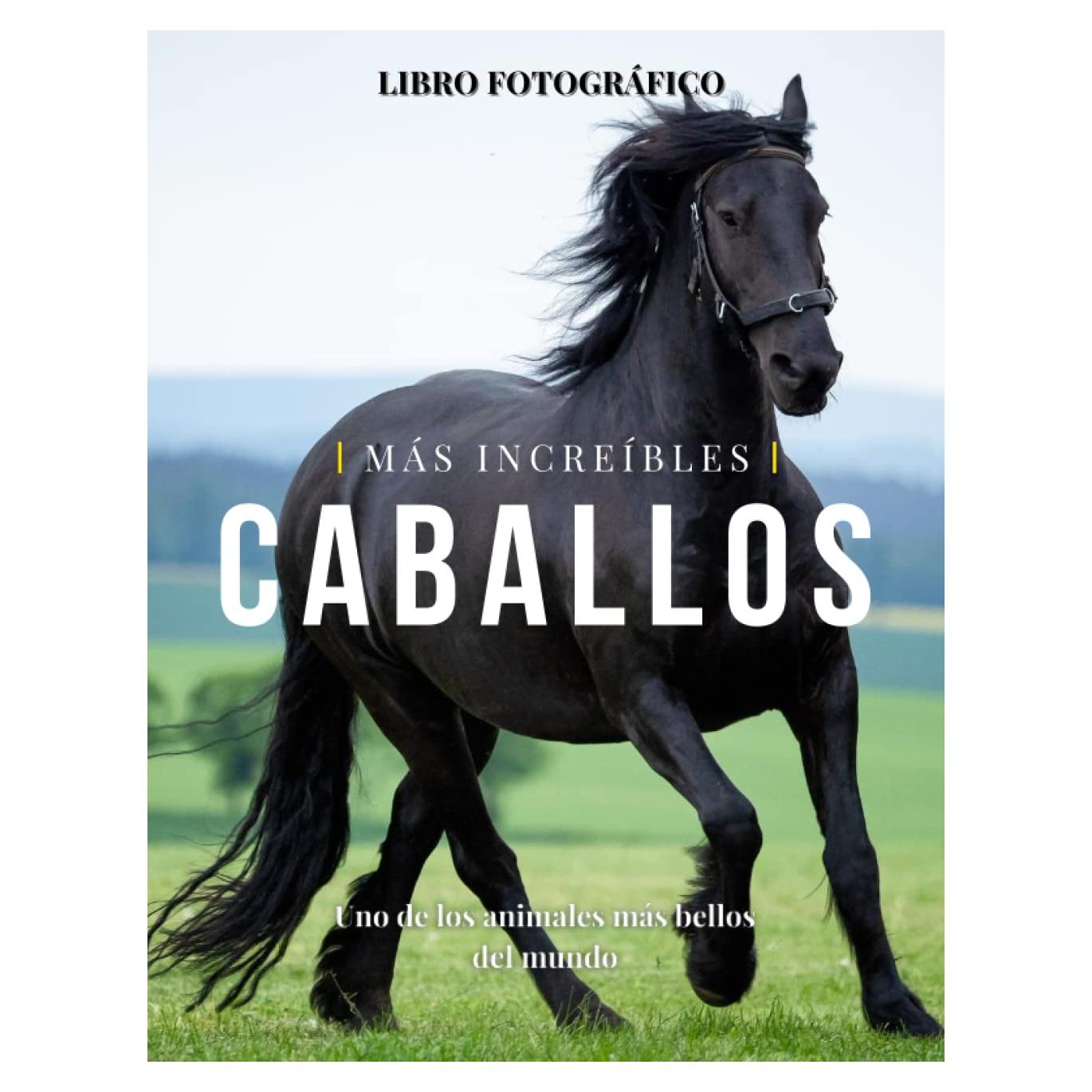 Caballos Más Increíbles: La Fotografía de Caballos Maravillosos para Niños, Demencia, Ancianos y Alzheimer, Amantes de los Caballos (Libro de imágenes). (Spanish Edition)