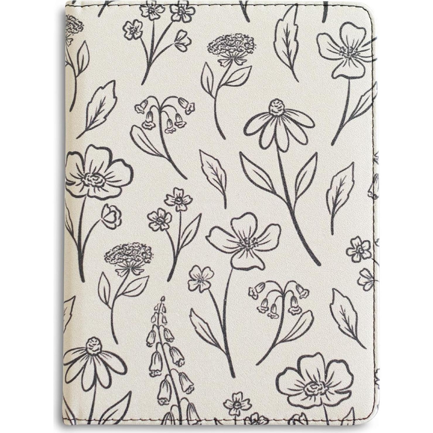 Funda de Cuero PU Elyse Breanne para Kindle Paperwhite 12" Floral
